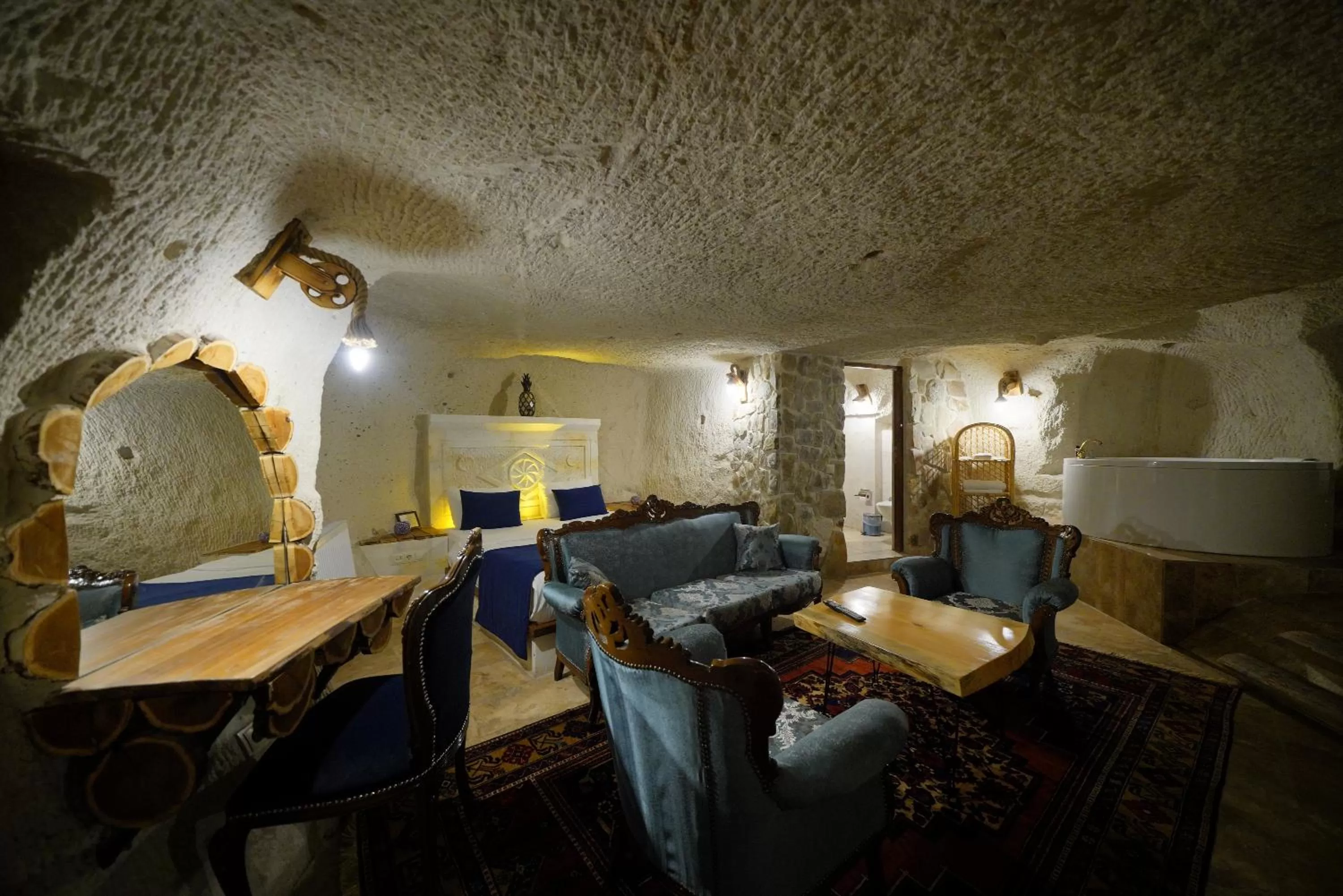 Living room in Cappadocia Nar Cave House & Swimming Pool