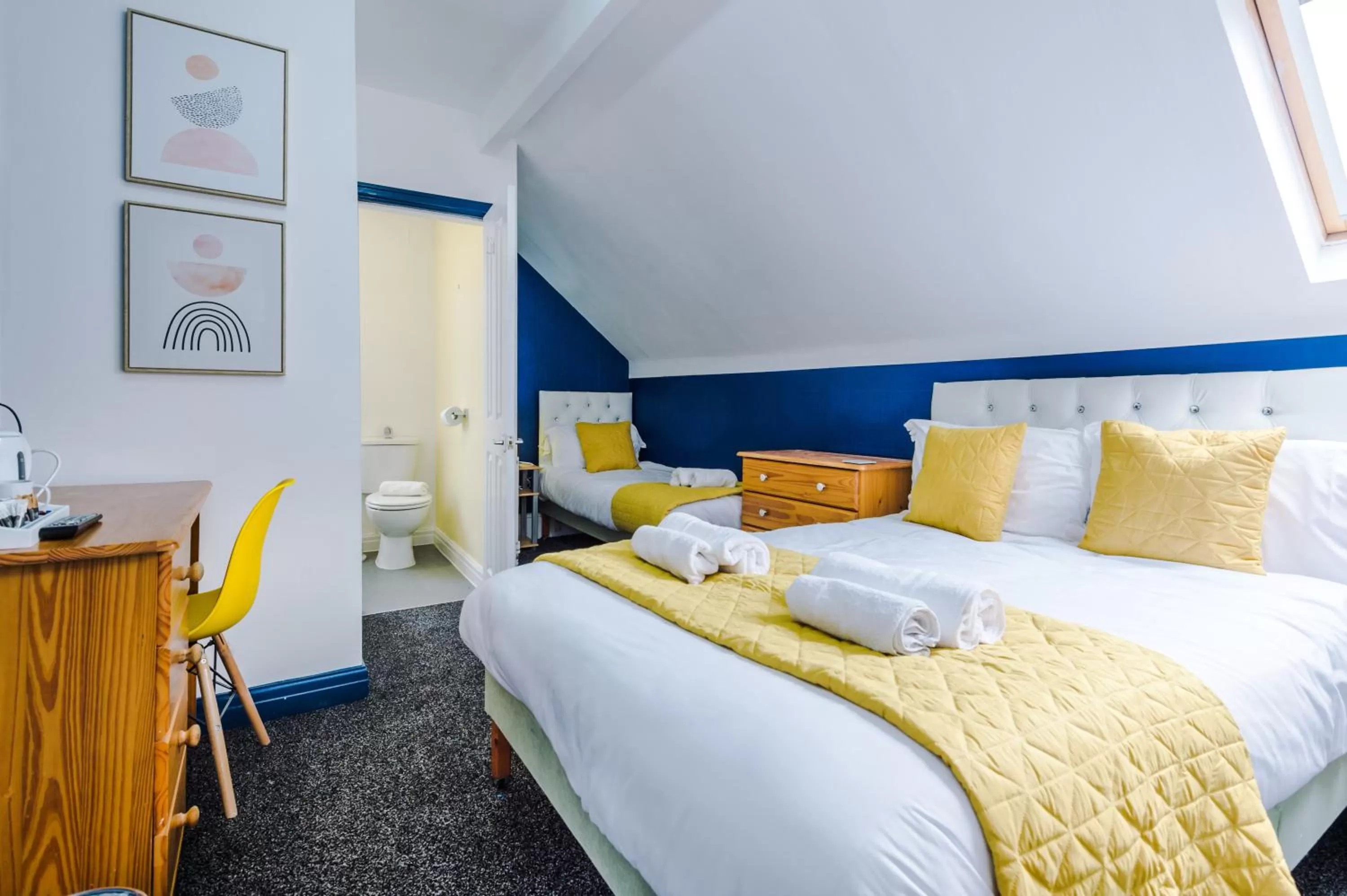 Bed in Pebbles Guest House