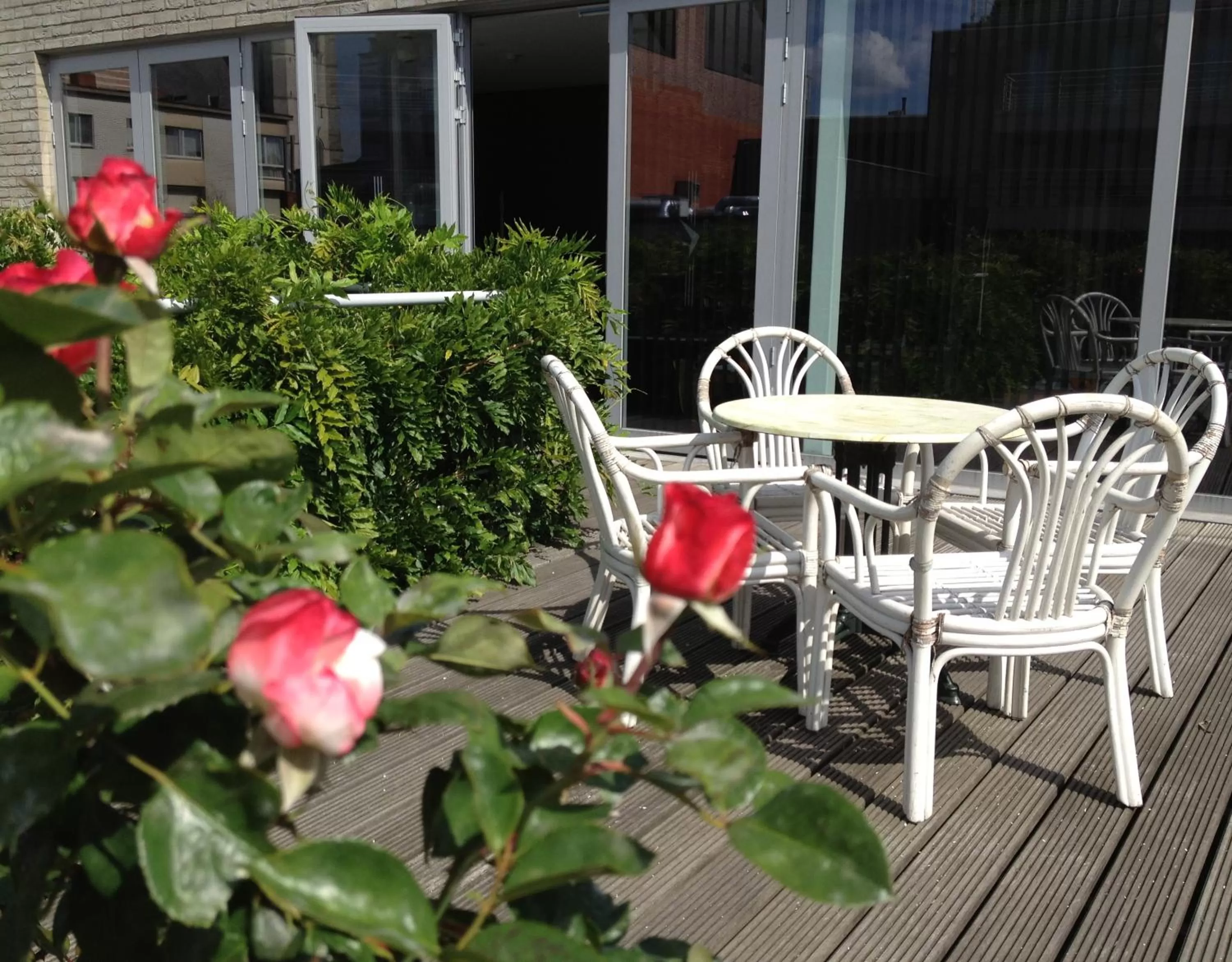 Balcony/Terrace in Hotel Corbie Geel