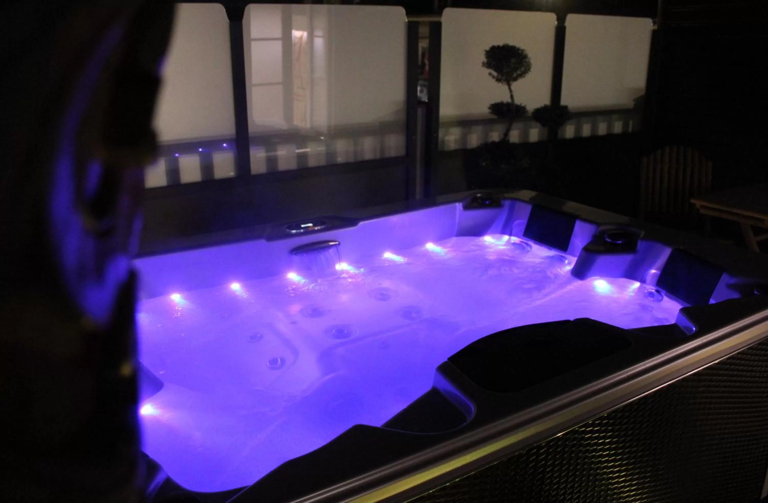 Hot Tub in Hotel et Spa Le Lion d'Or