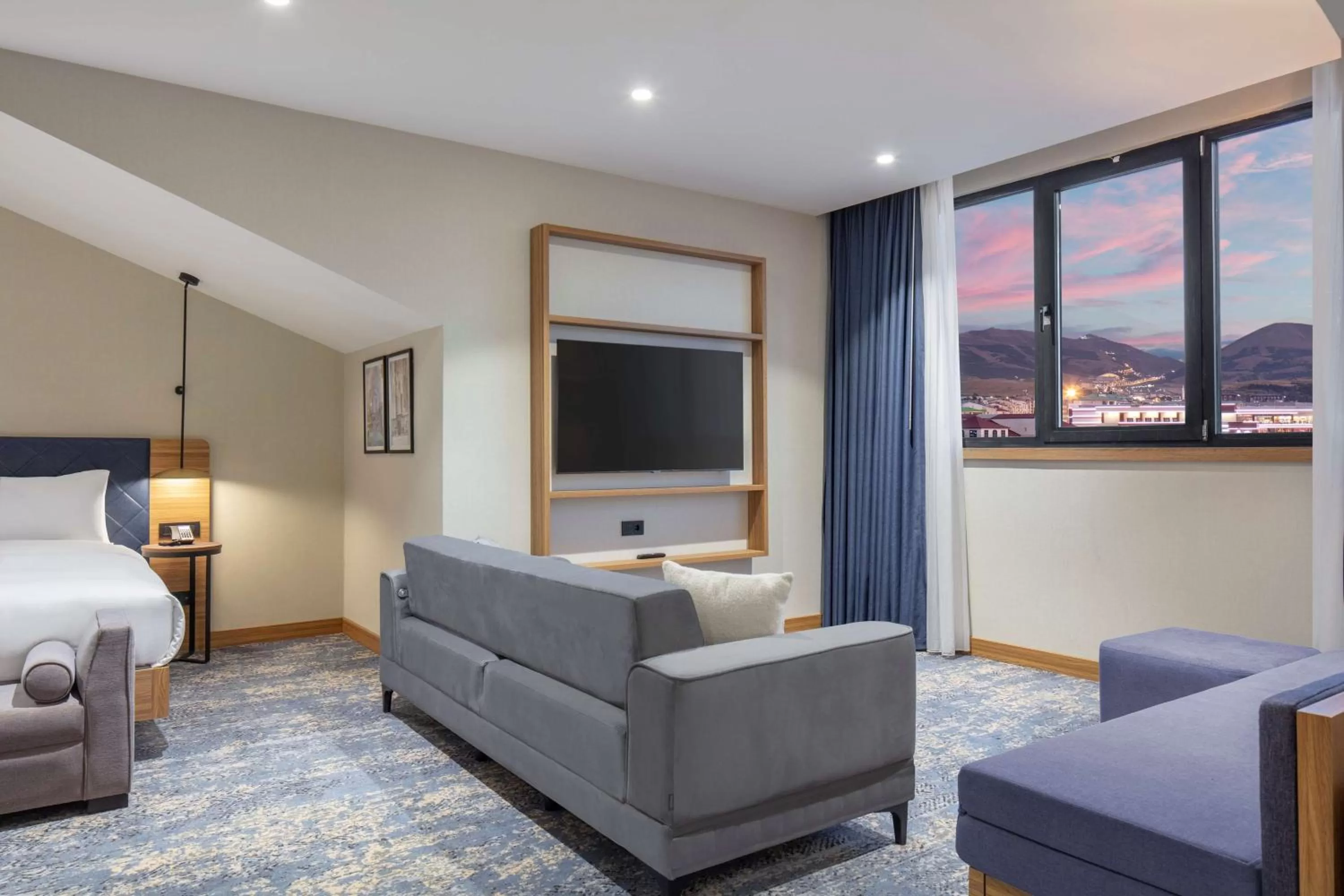 Living room, Bed in Hilton Garden Inn Erzurum