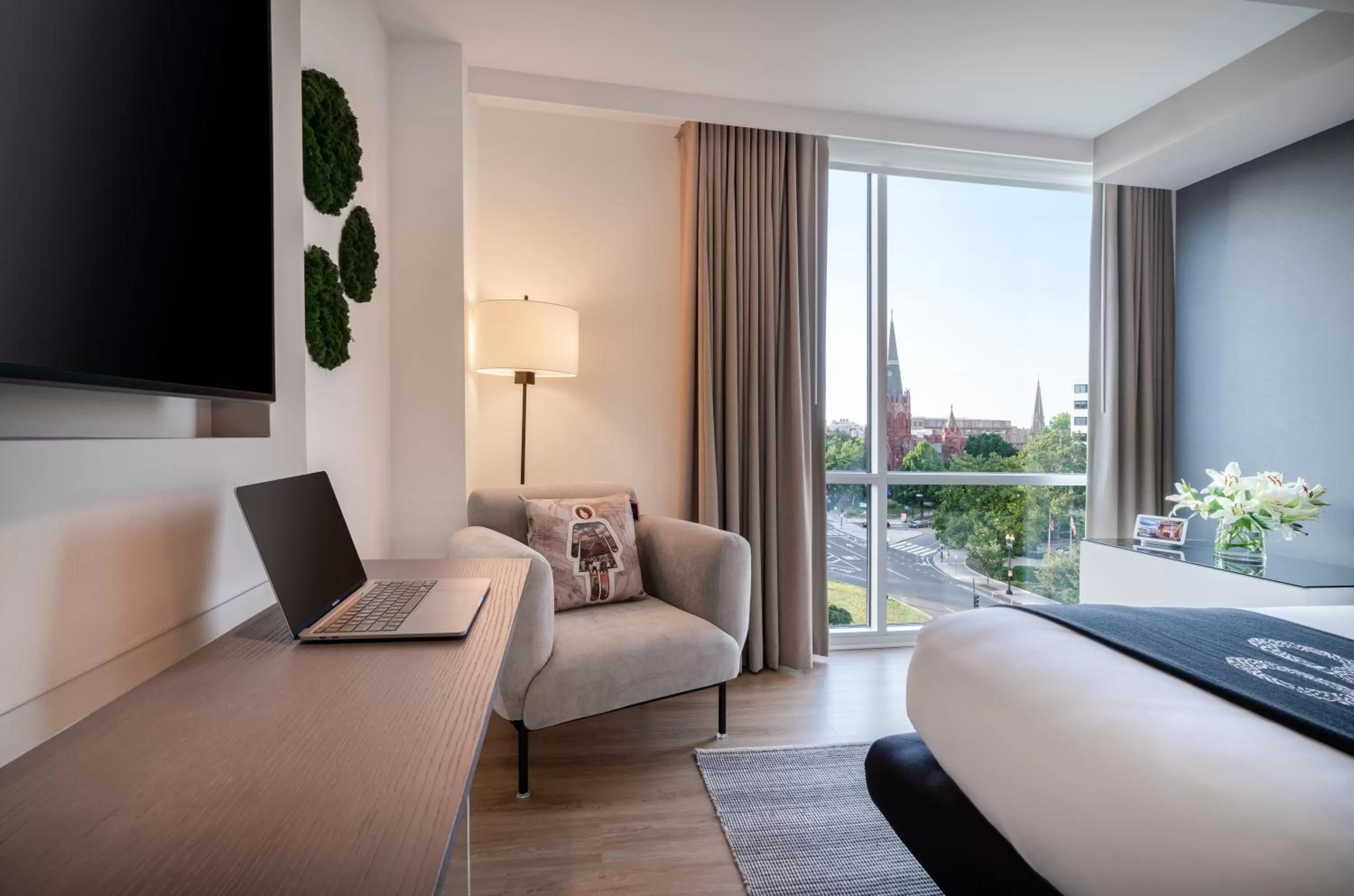 Photo of the whole room, Bed in Hotel Zena Washington DC