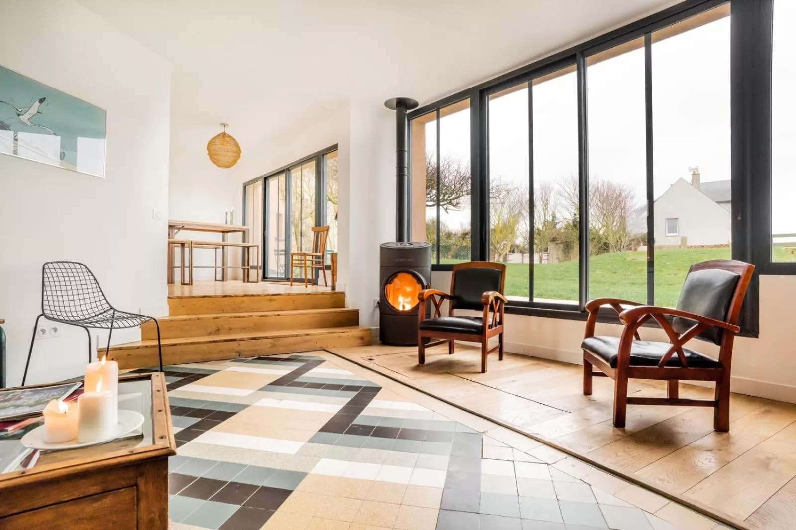 Living room, Seating Area in Brise du Large - Maison d'Ault