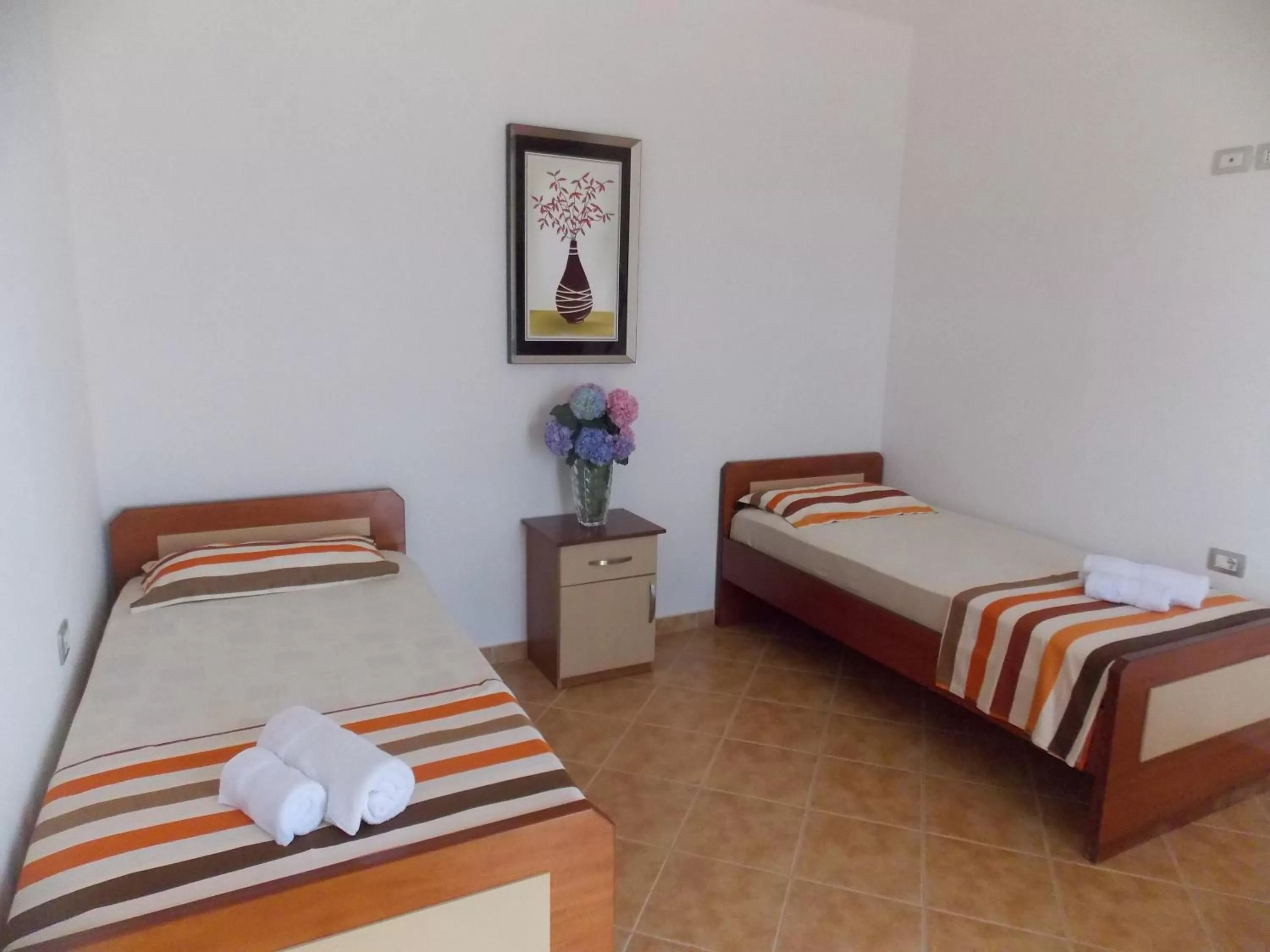 Bed in Hotel Piccolino