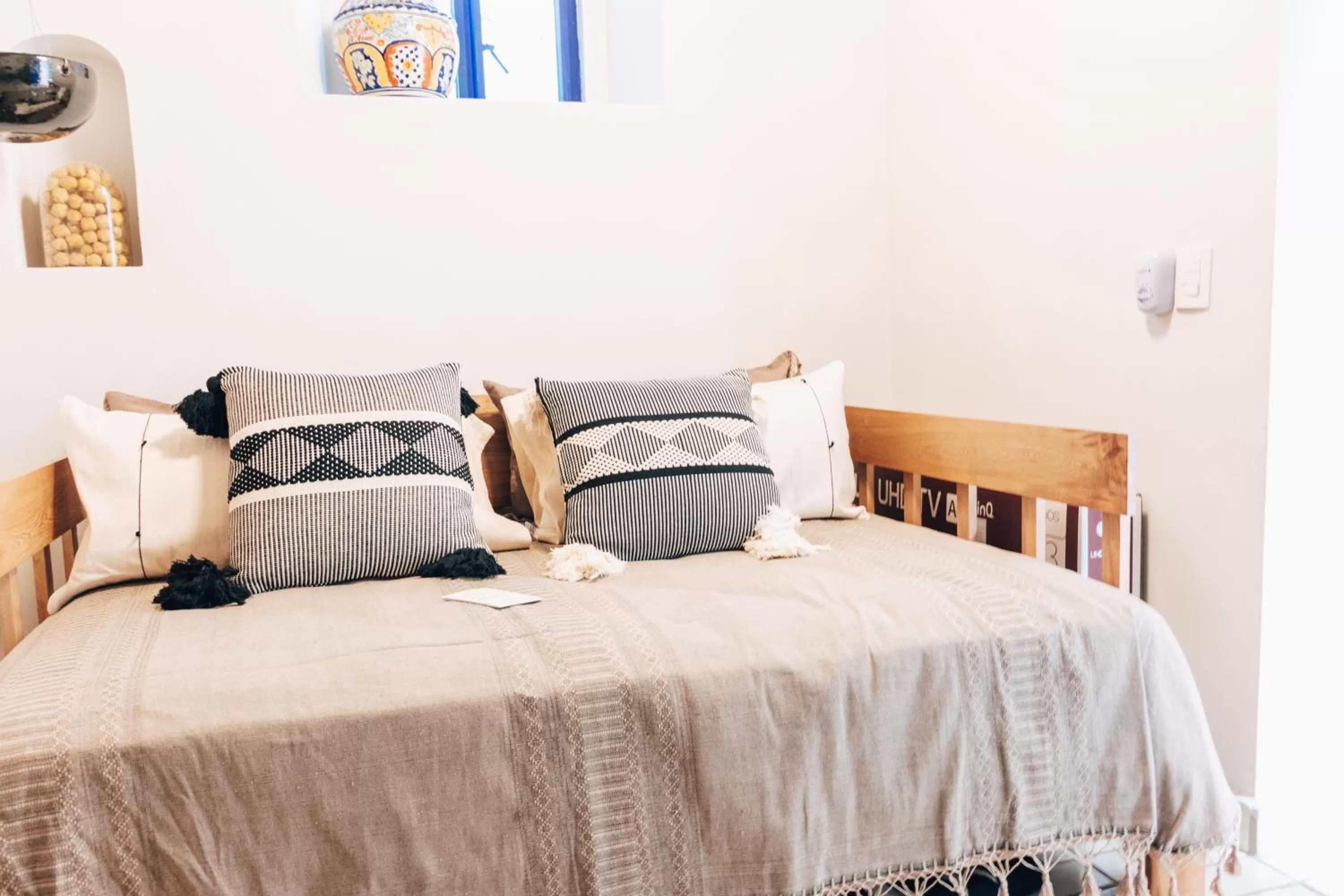 Bed in Casa Kali by Barrio México