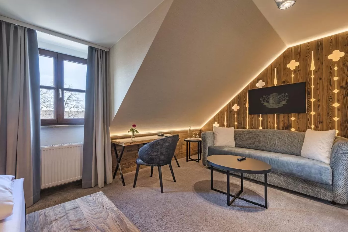 Seating area in Hotel Schäfflerwirt