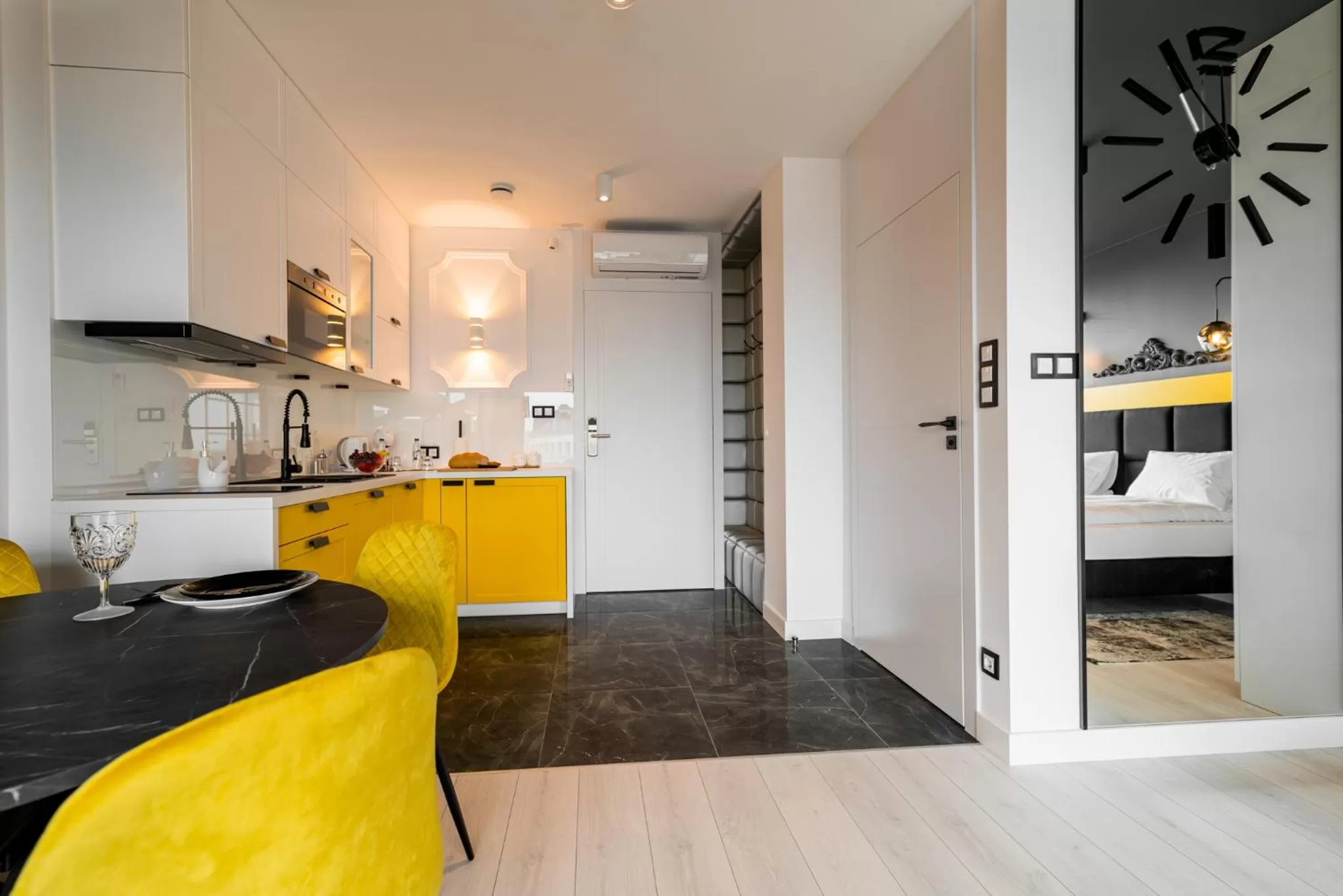 Bed in Q18 ApartHotel