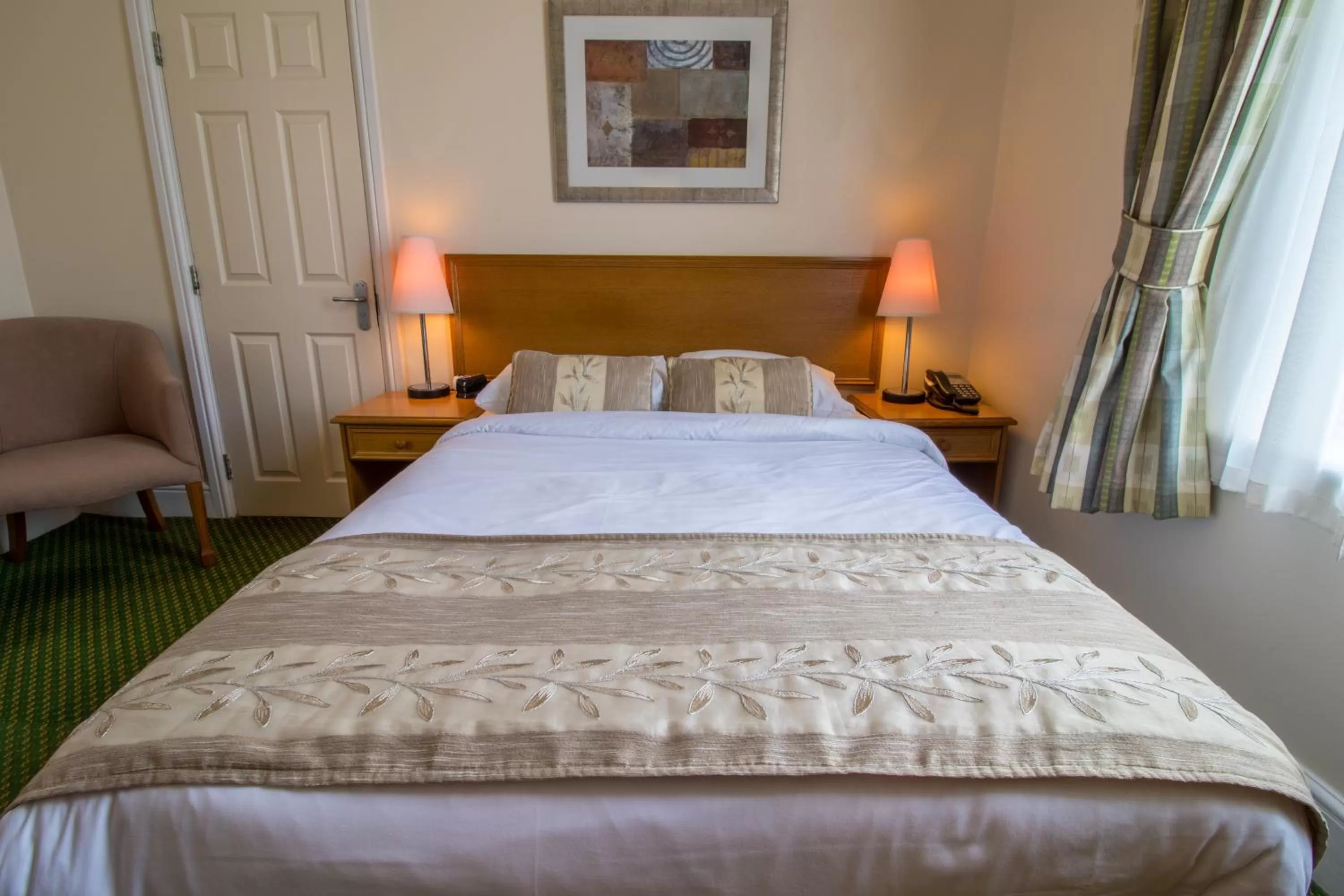 Bed in A Park View Hotel