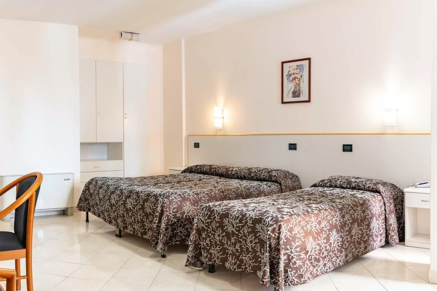 Bed in Hotel Marinella