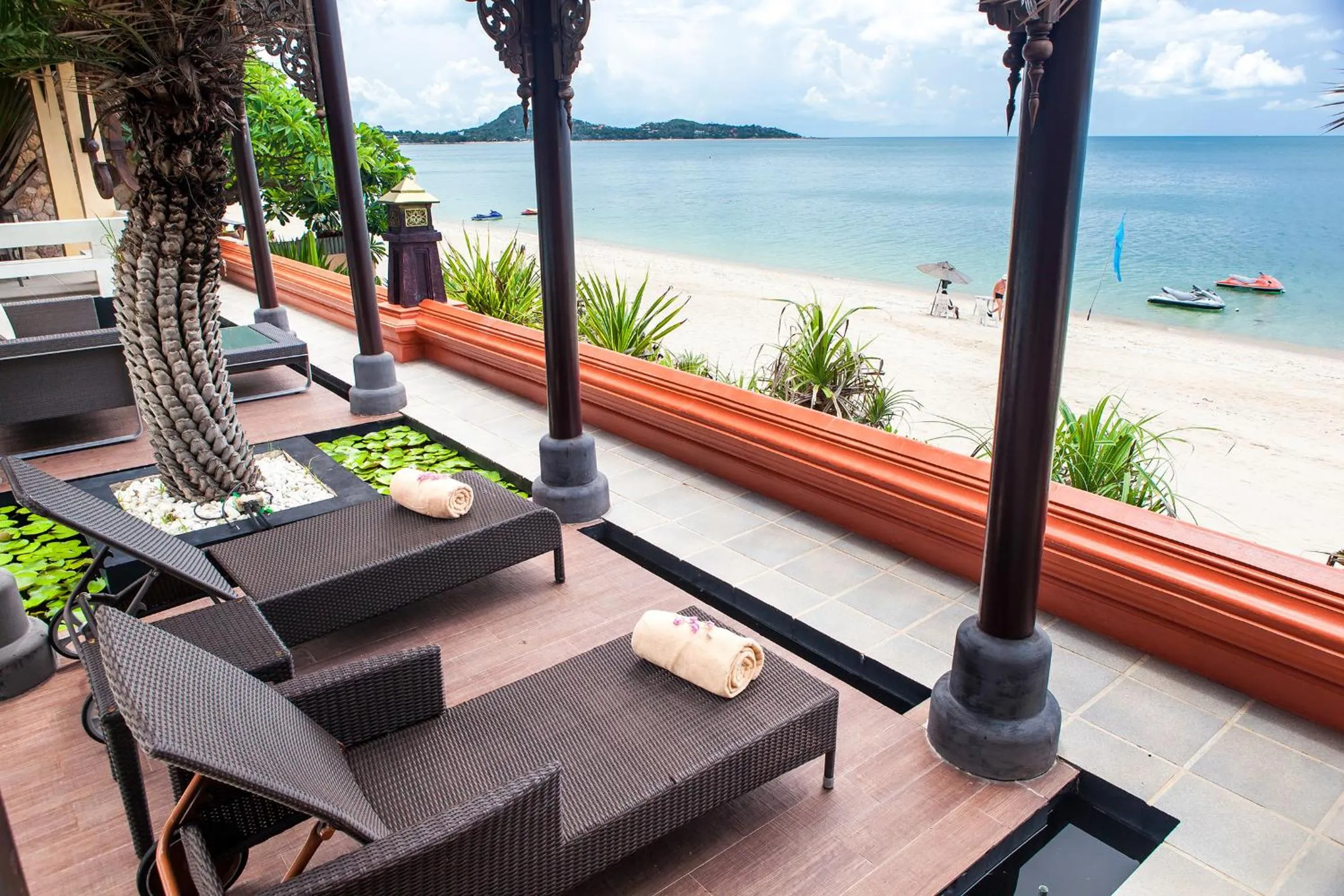 Patio in Ammatara Pura Pool Villa