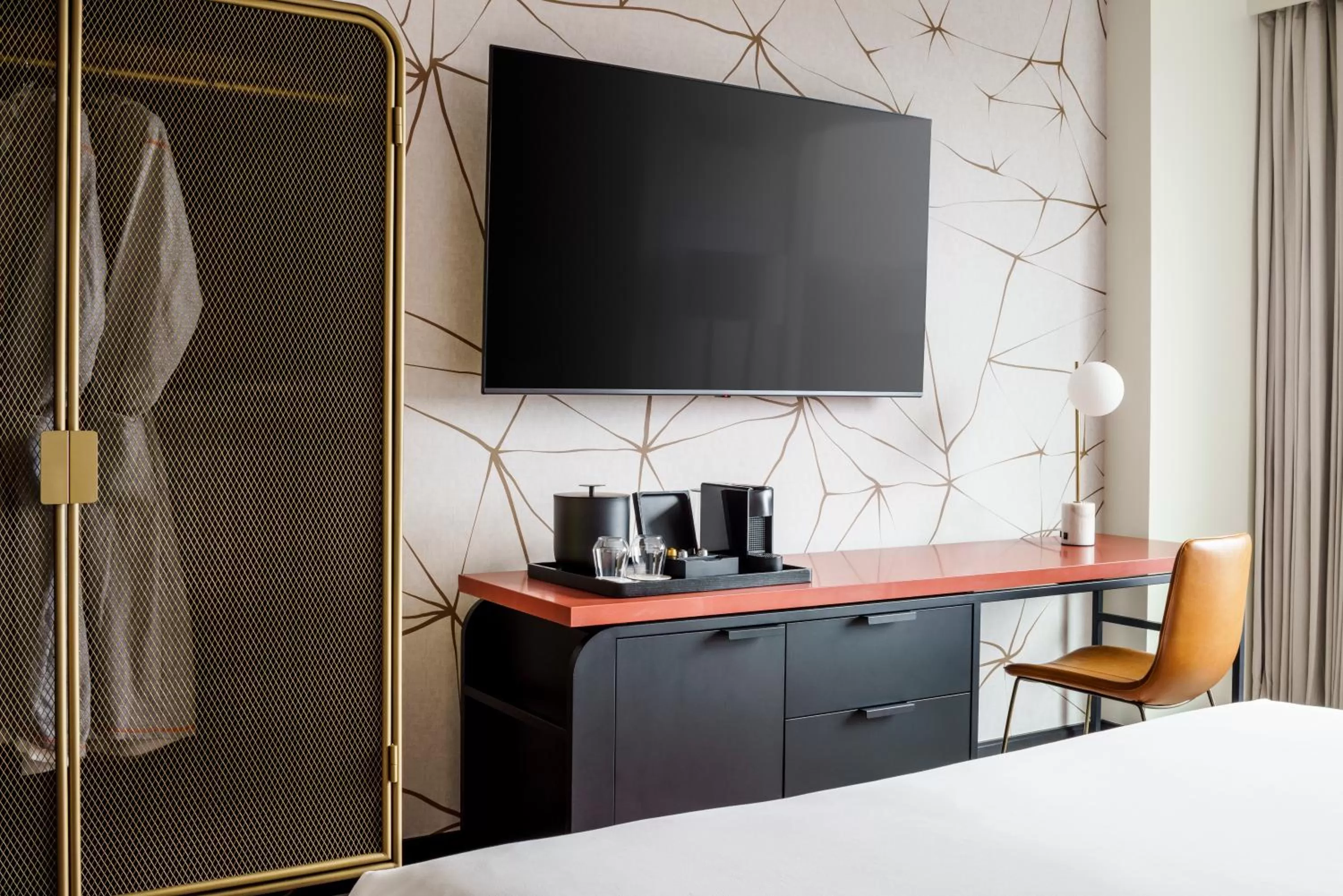 Decorative detail, Bed in Hyatt Centric Buckhead Atlanta