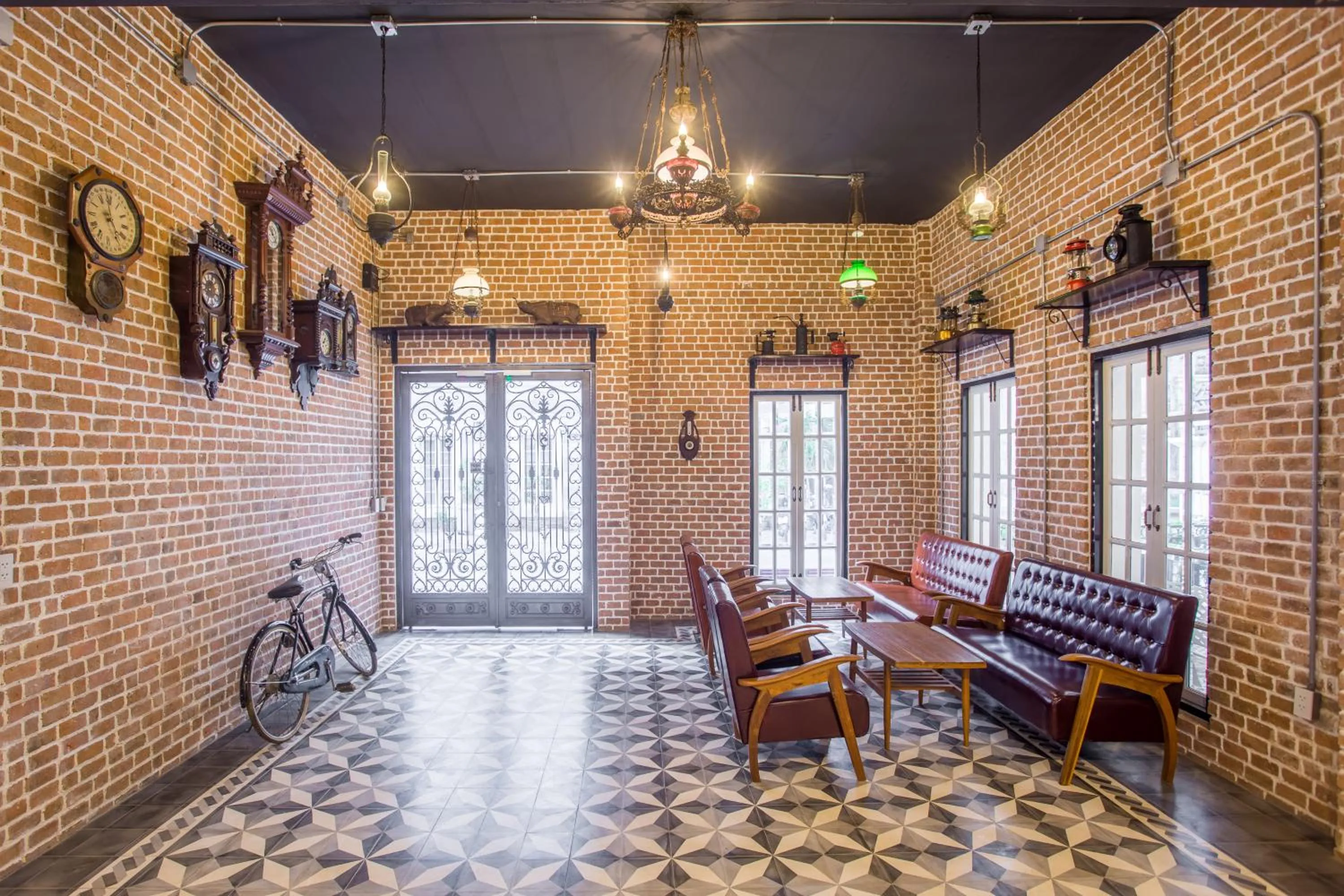 Lobby or reception in X9Hostel