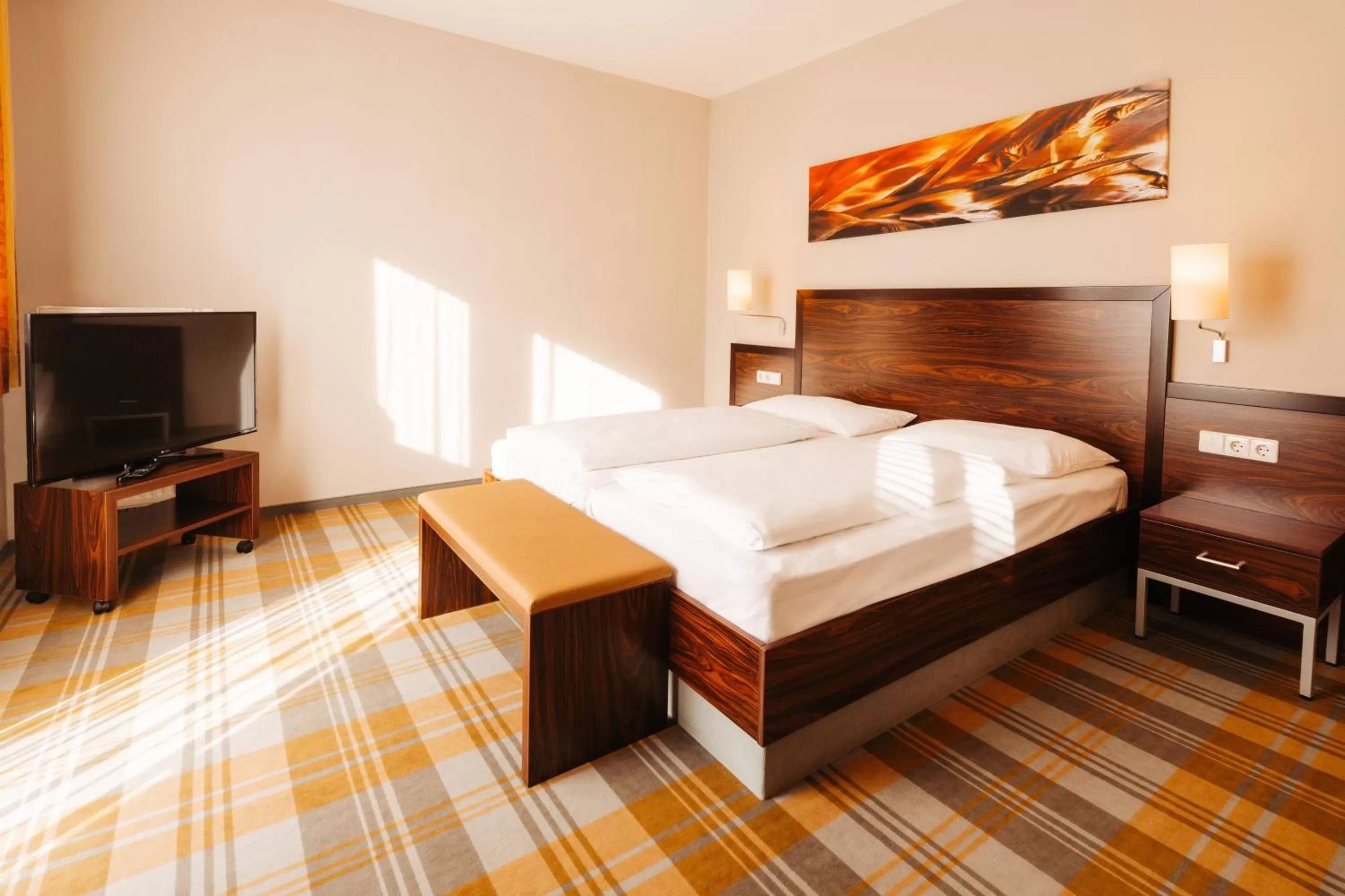 Bed in Hotel Liebmann