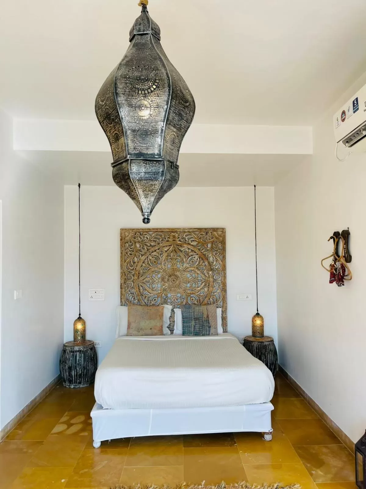 Bedroom, Bed in The Secret House - Adults Only Jaisalmer India