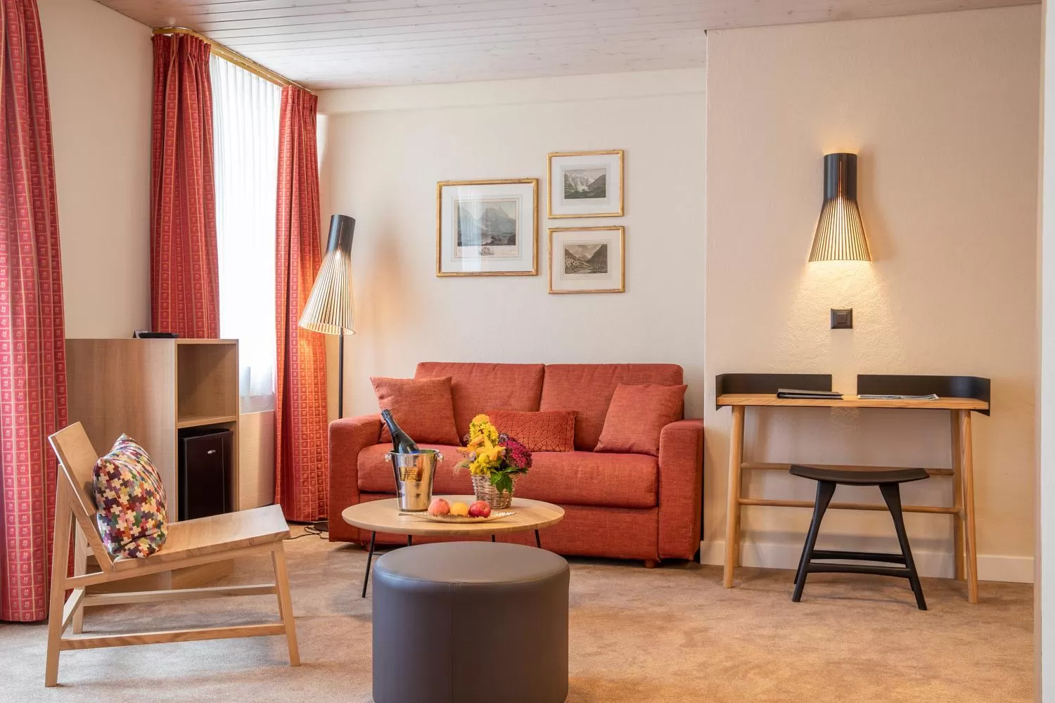 Living room in Hotel Kreuz & Post Grindelwald