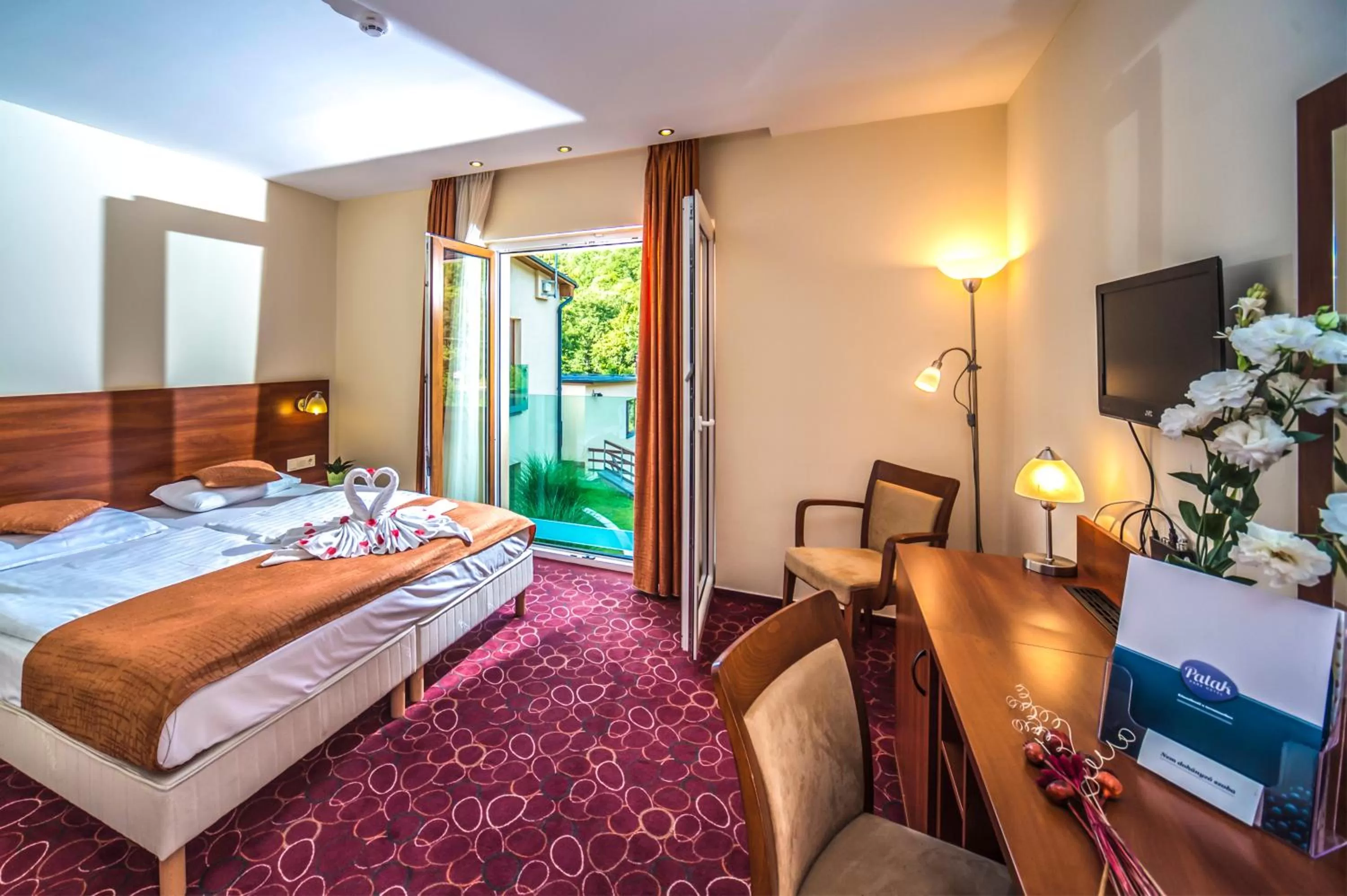 Bed in Patak Park Hotel Visegrád