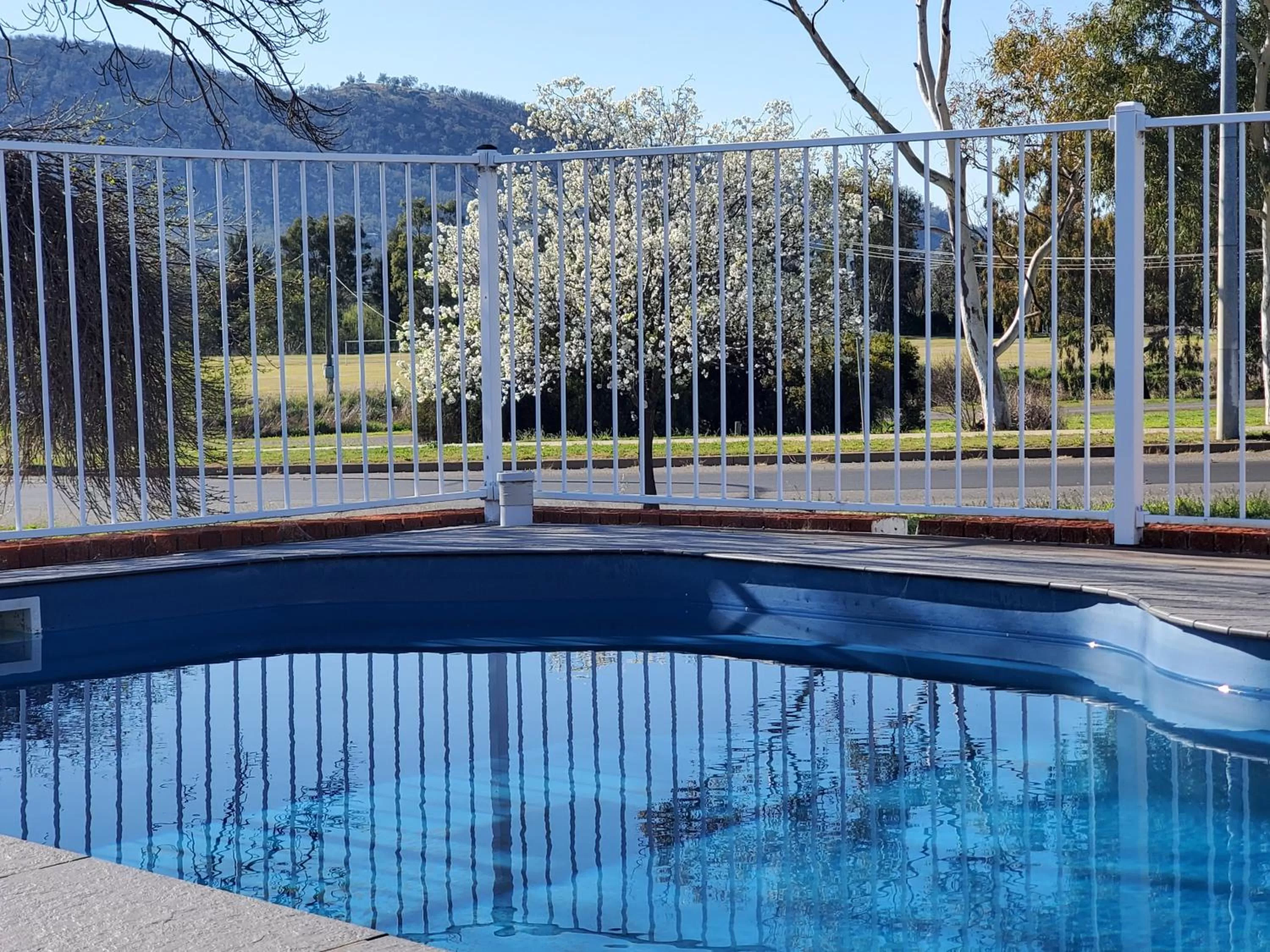 Pool view in Roydons Motor Inn