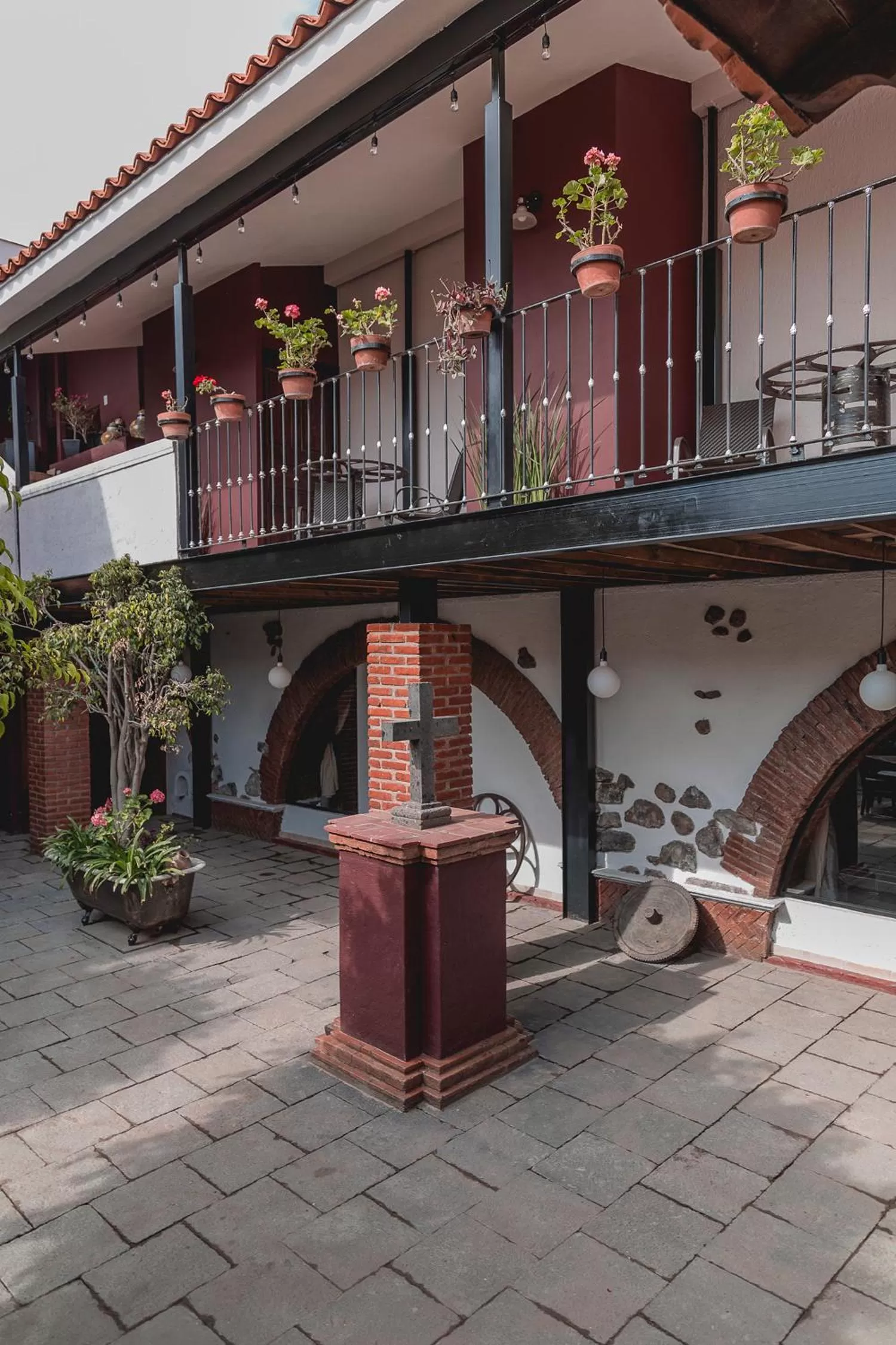Patio in Casa Eva Hotel Boutique & Spa