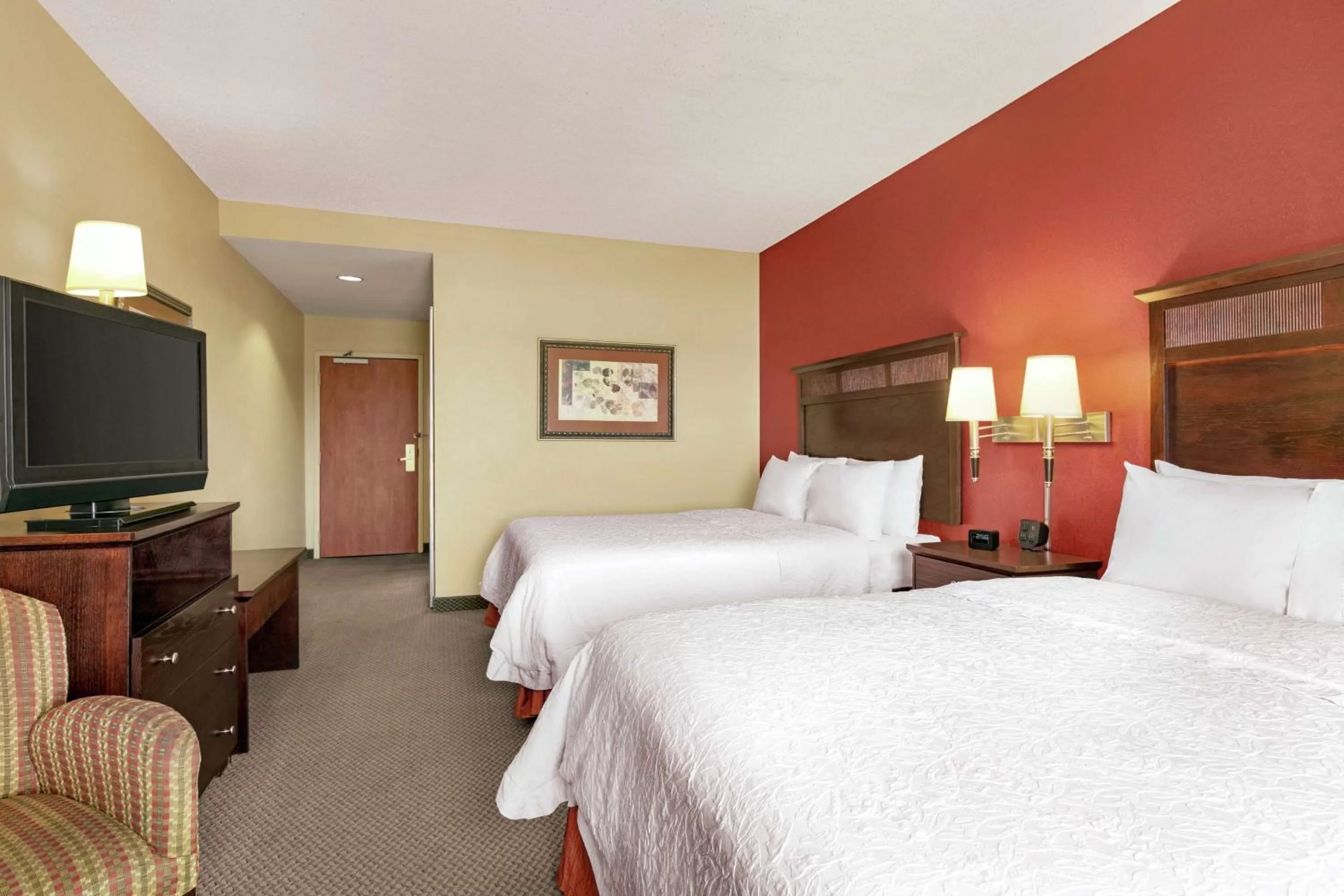 Bedroom, Bed in Hampton Inn & Suites Lawton