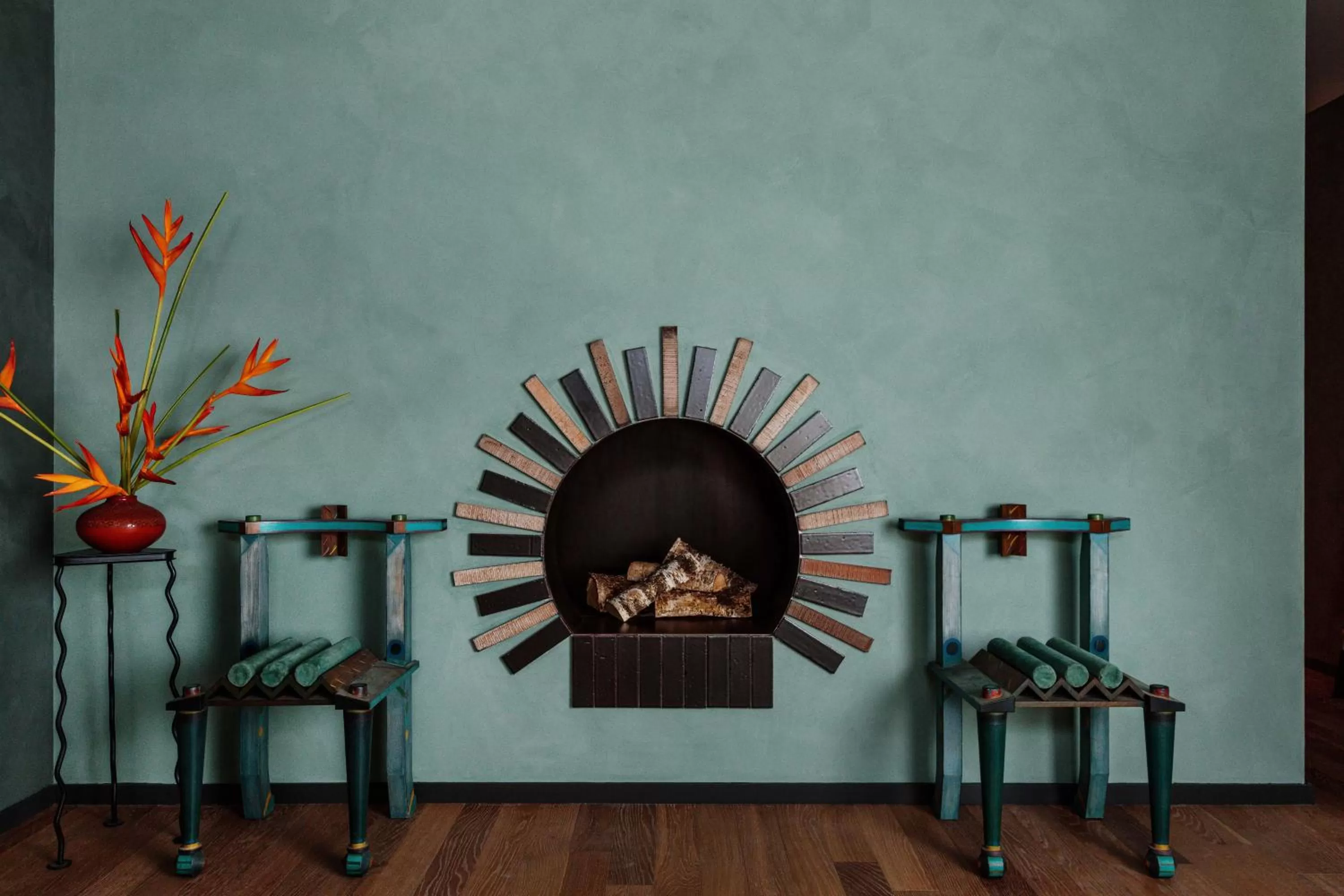 Decorative detail in Downtown Los Angeles Proper Hotel, a Member of Design Hotels