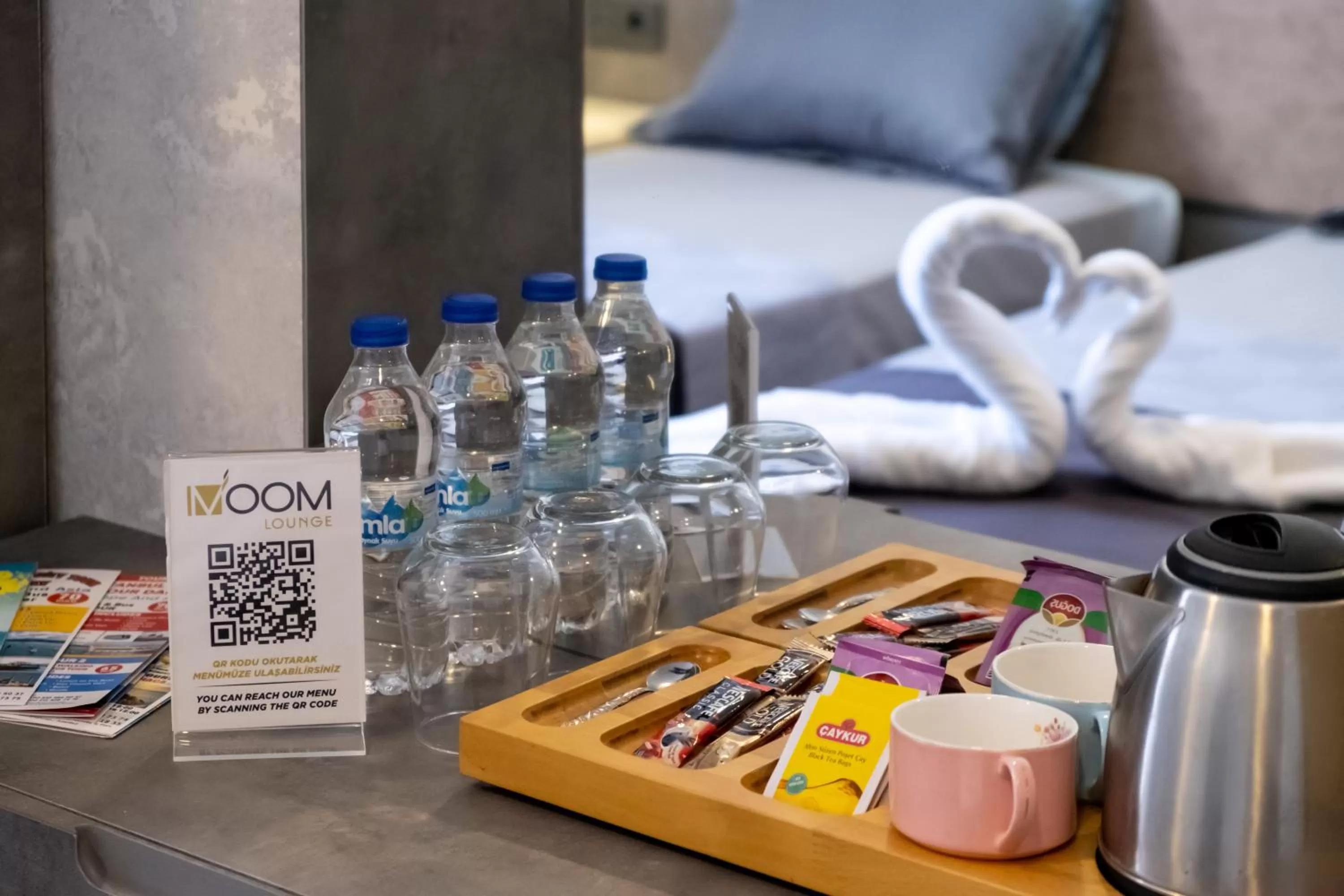 Food and drinks in The Queen Hotel