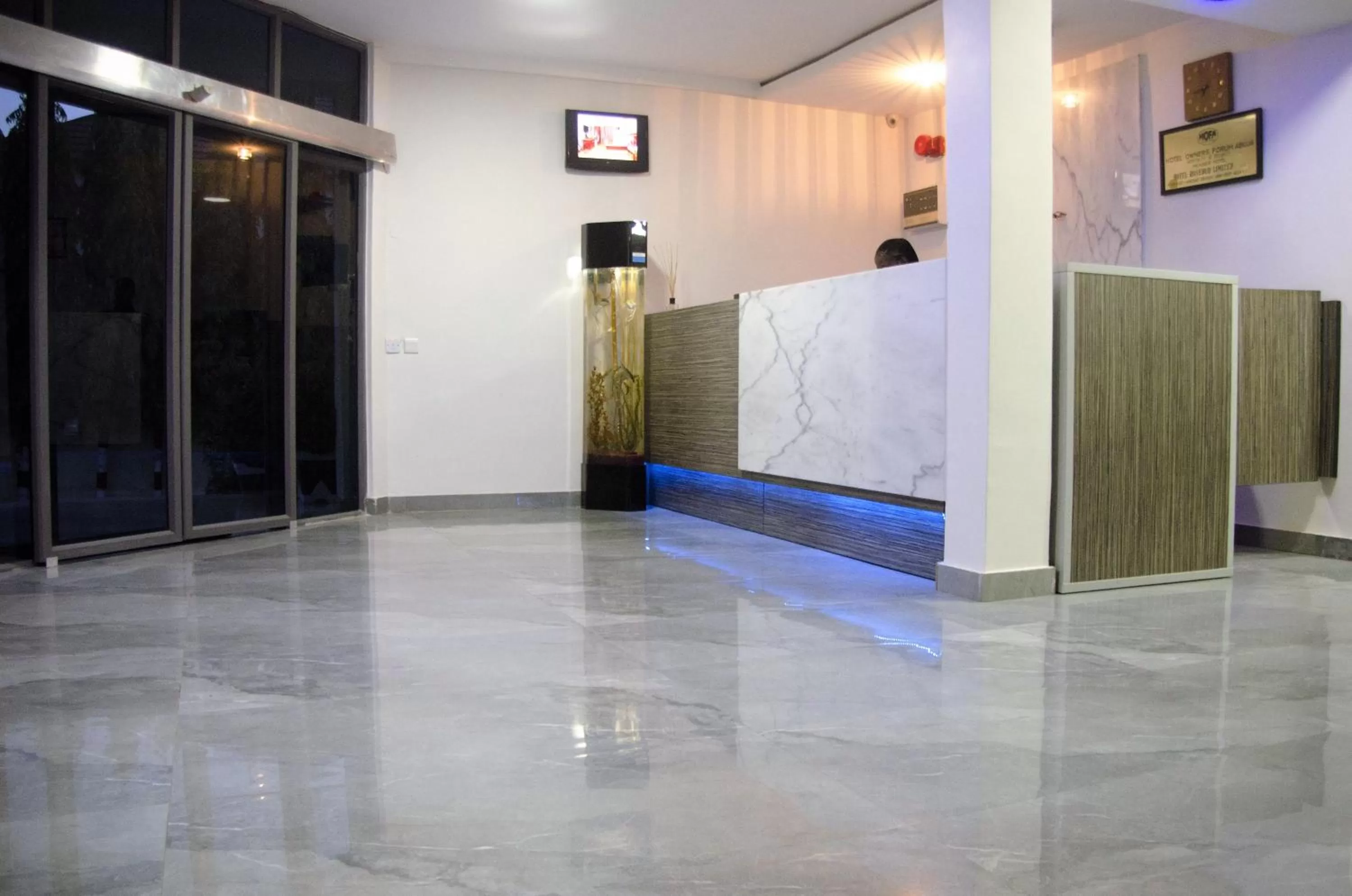 Lobby or reception in Hotel Rosebud
