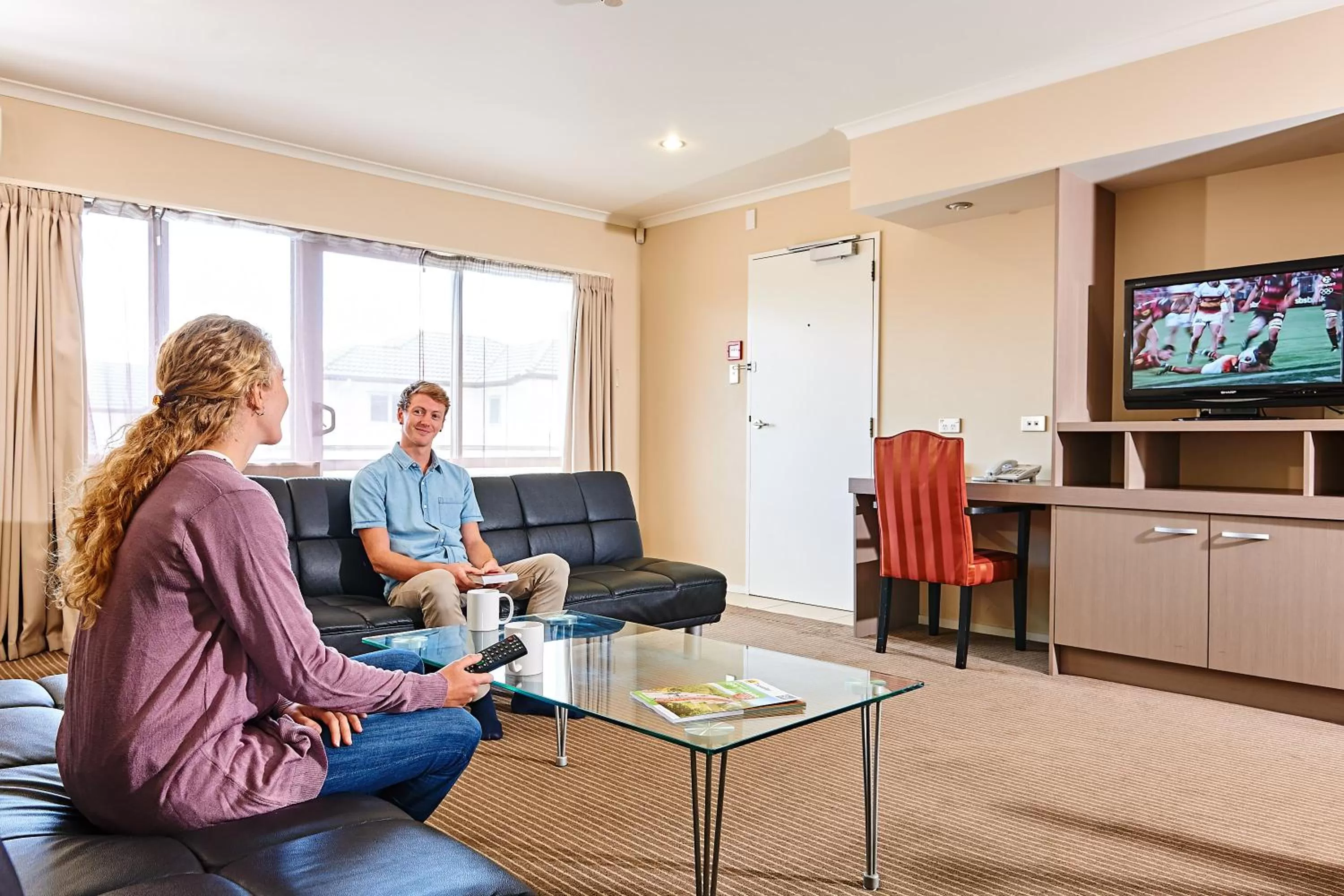 TV and multimedia in Auckland Airport Lodge