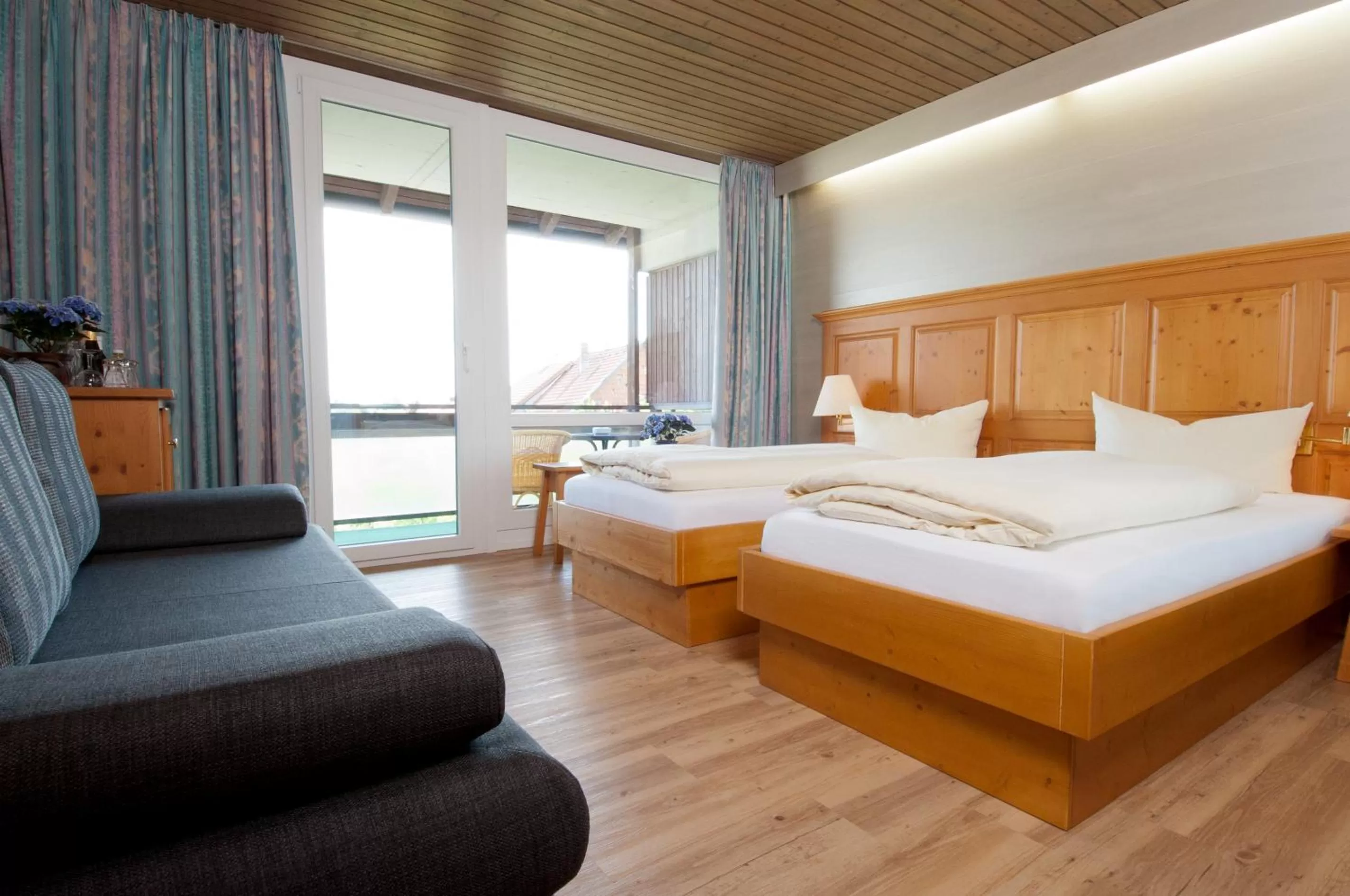 Bed in Wellnesshotel Sonnenhof & Sonnhalde