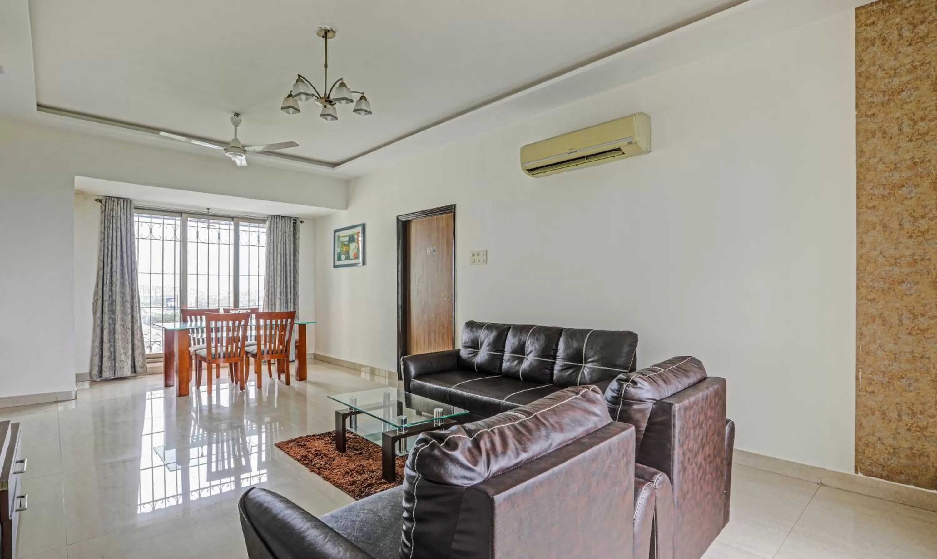 Seating Area in Treebo Trend Welcome Apartments