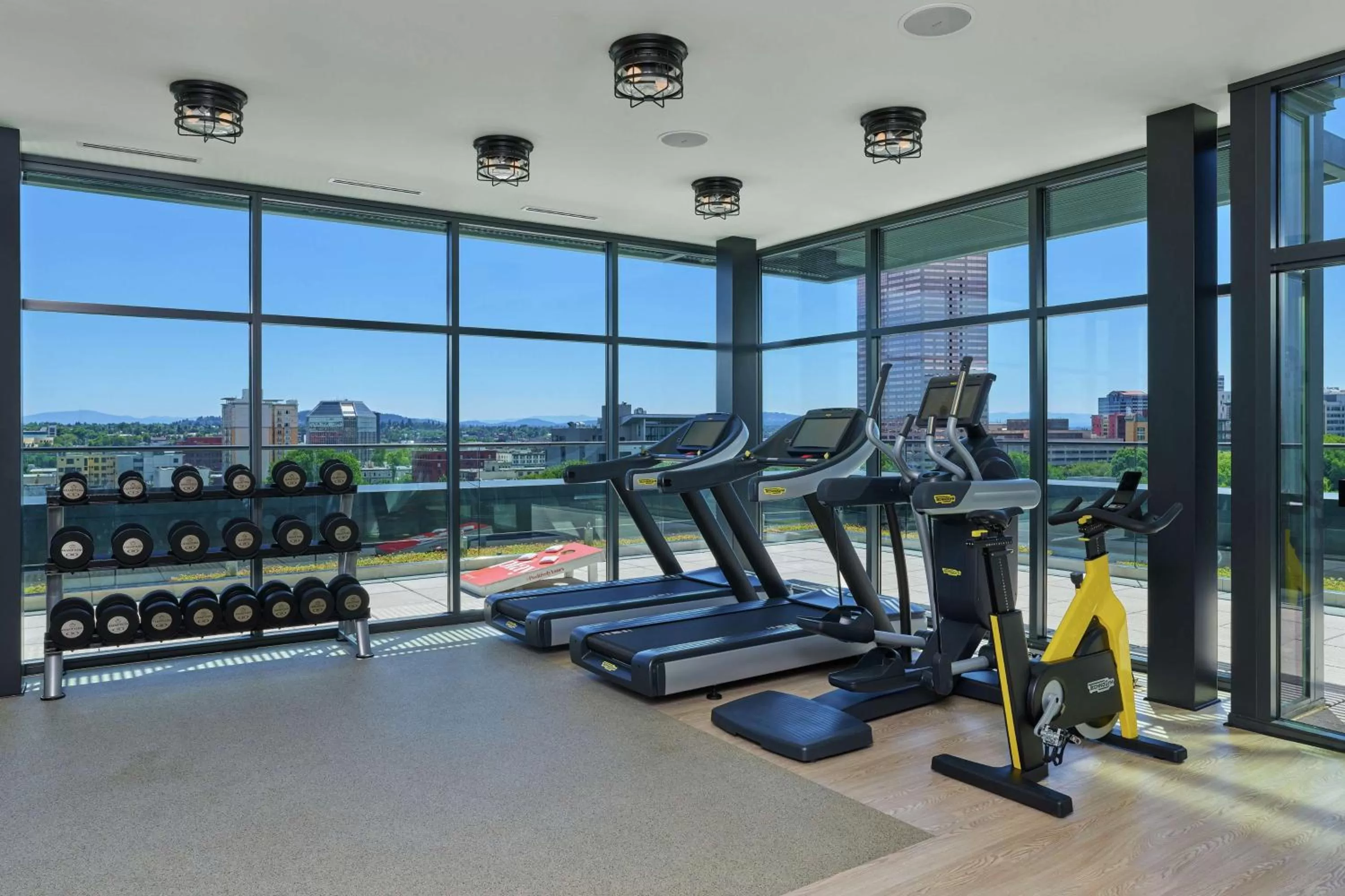 Fitness centre/facilities in Canopy by Hilton Portland Pearl District