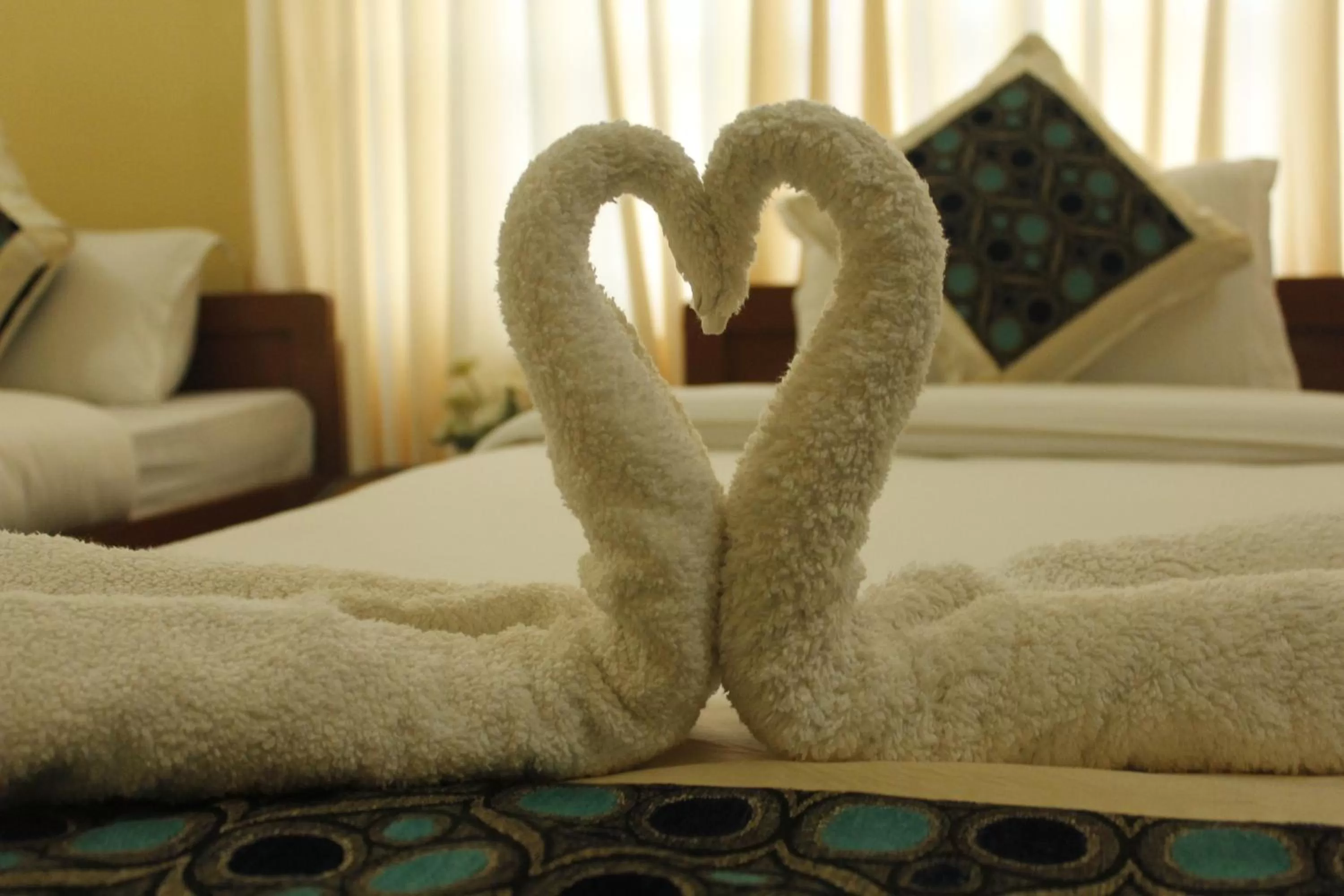 Bed in Hotel Nana Pokhara