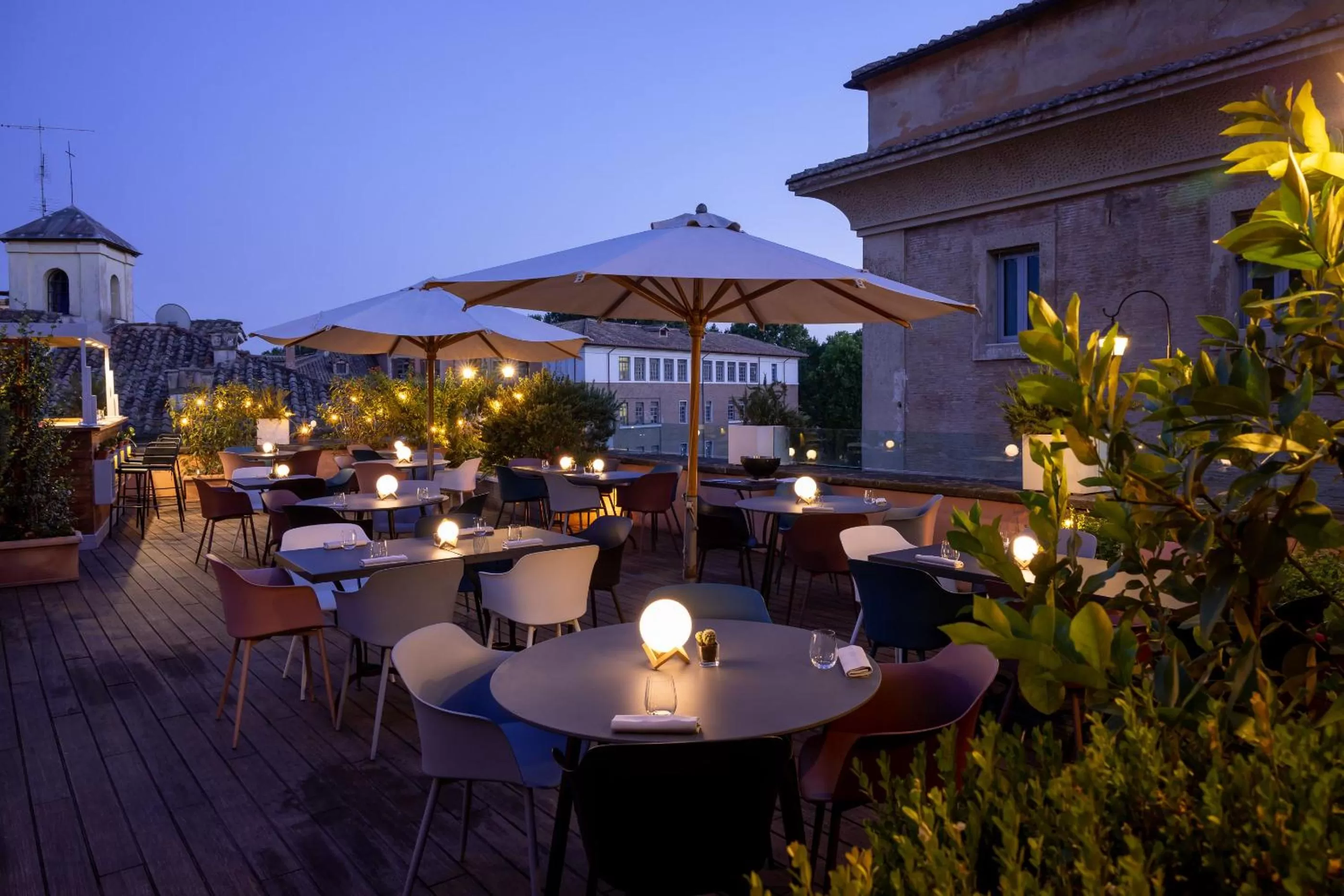 Garden in DOM Hotel Roma - Preferred Hotels & Resorts