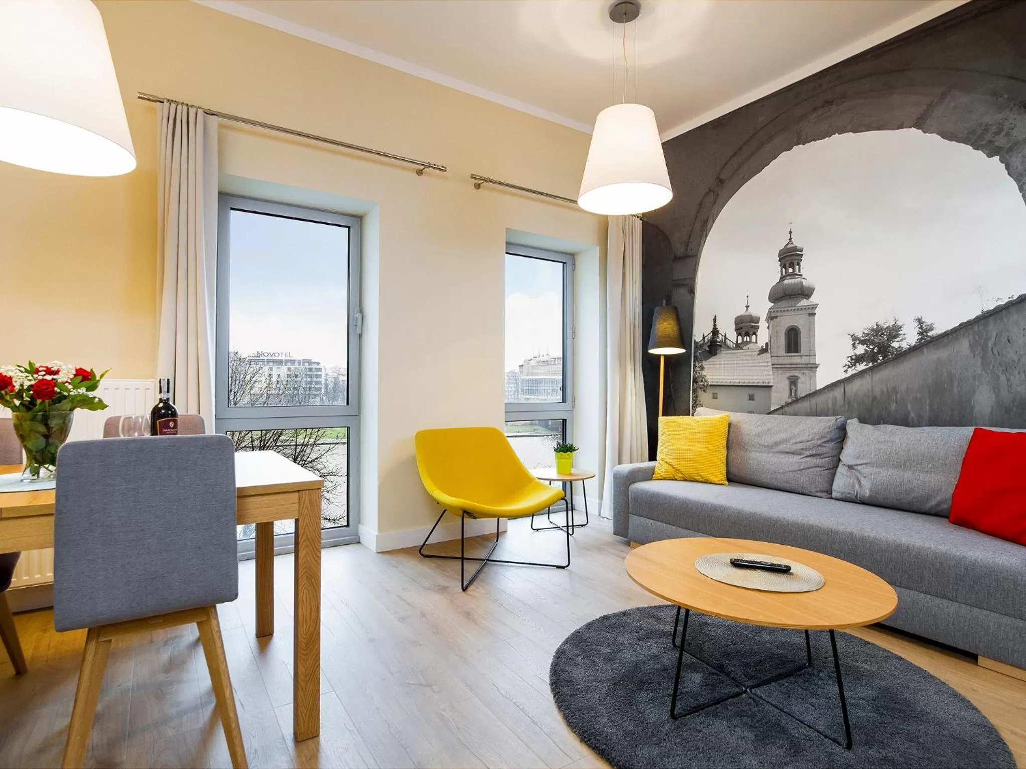 View (from property/room) in Riverside Aparthotel Cracow