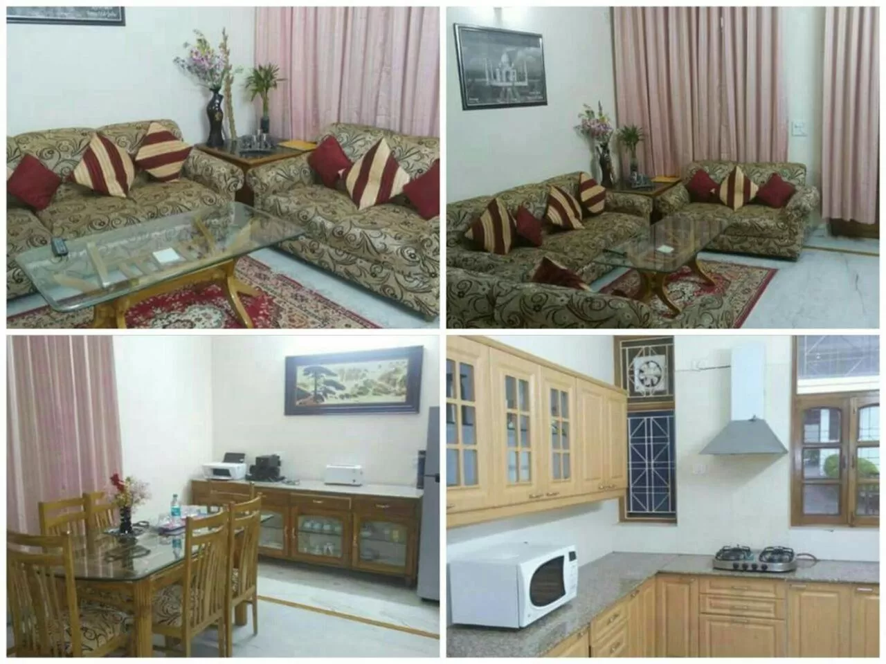 Communal lounge/ TV room in Raj Cottage Ganga Vatika