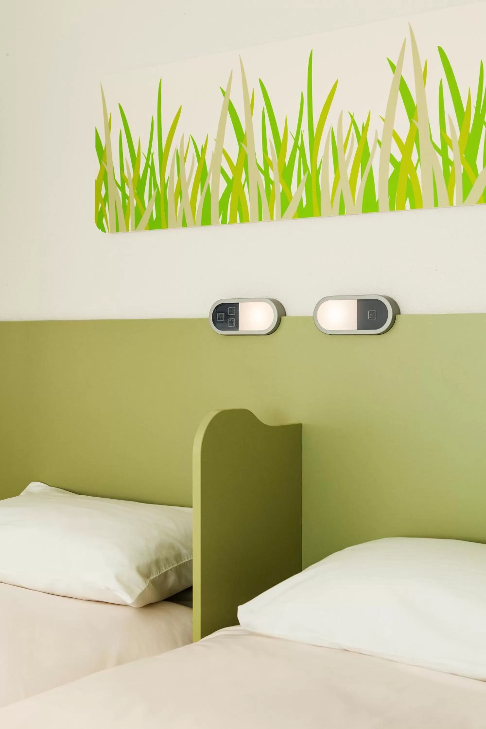 Decorative detail, Bed in ibis budget London Hounslow