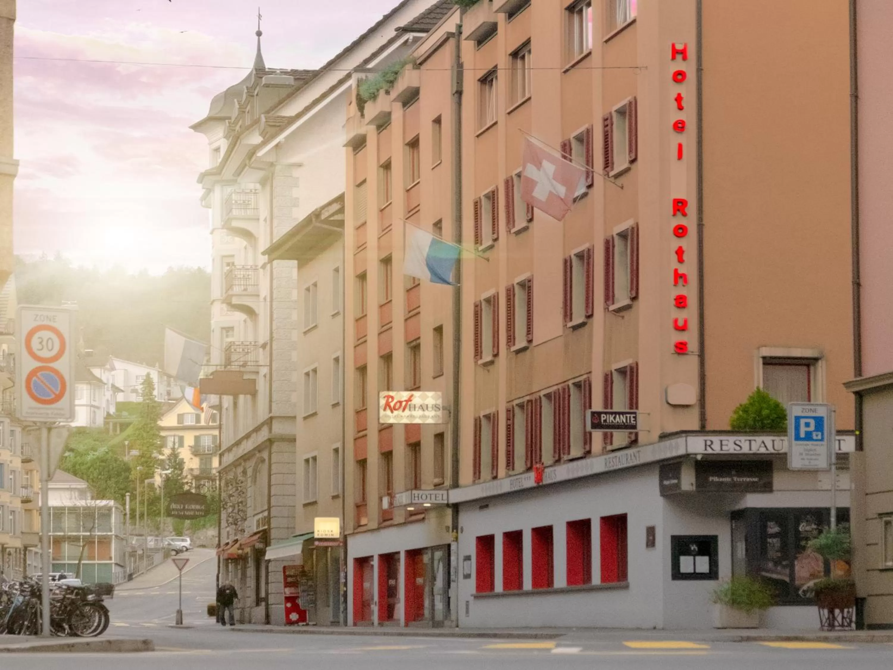 Property building in Hotel Rothaus Luzern & Peruvian Culinary Art