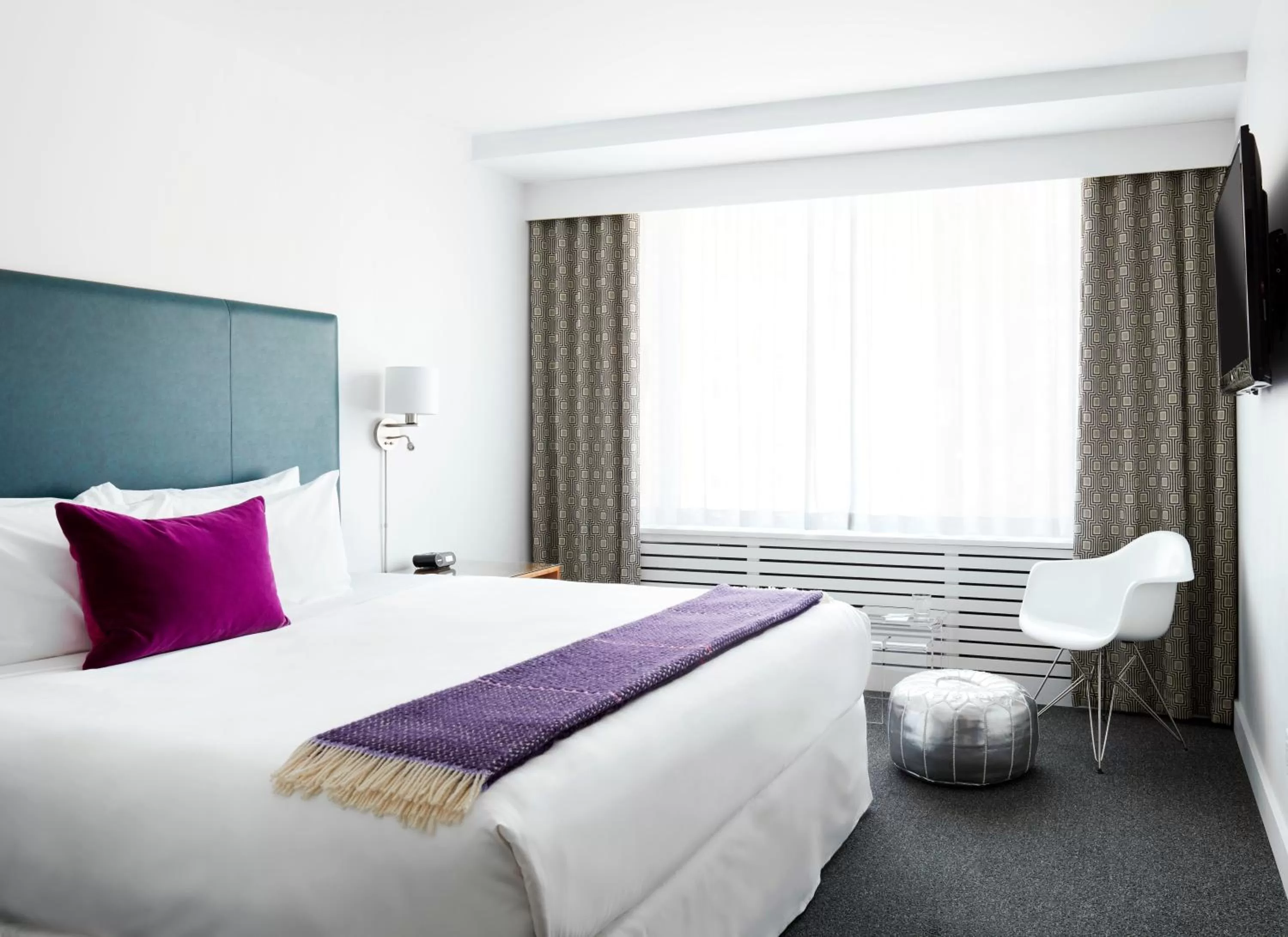 Photo of the whole room, Bed in The Burrard