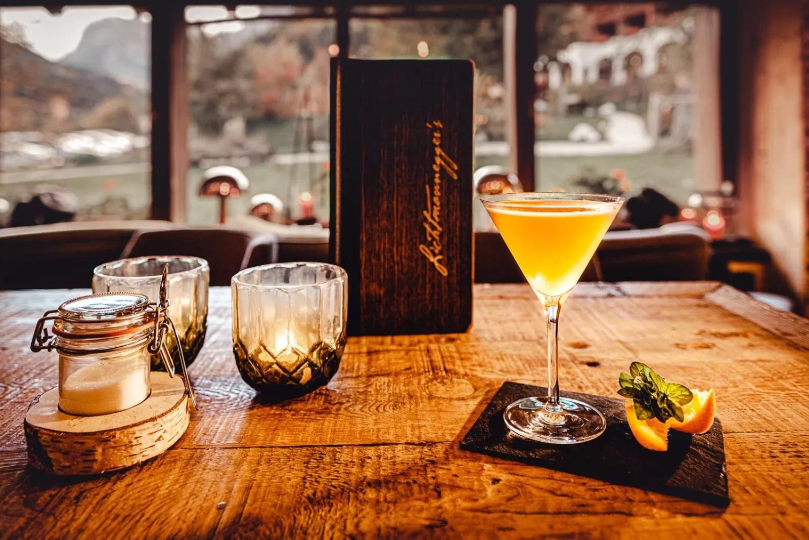 Drinks in Berghotel Rehlegg