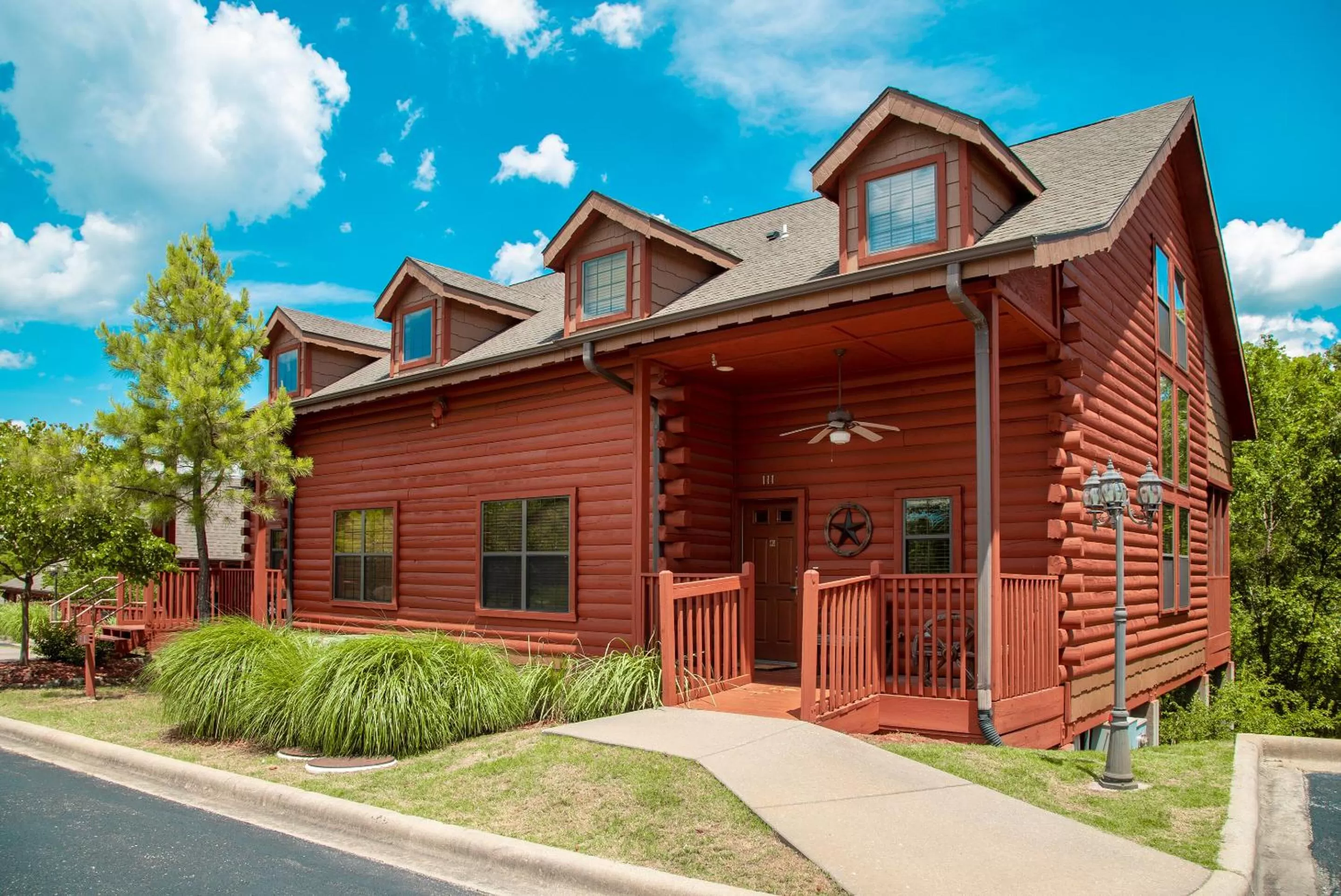 Facade/entrance, Property Building in Cabins at Grand Mountain