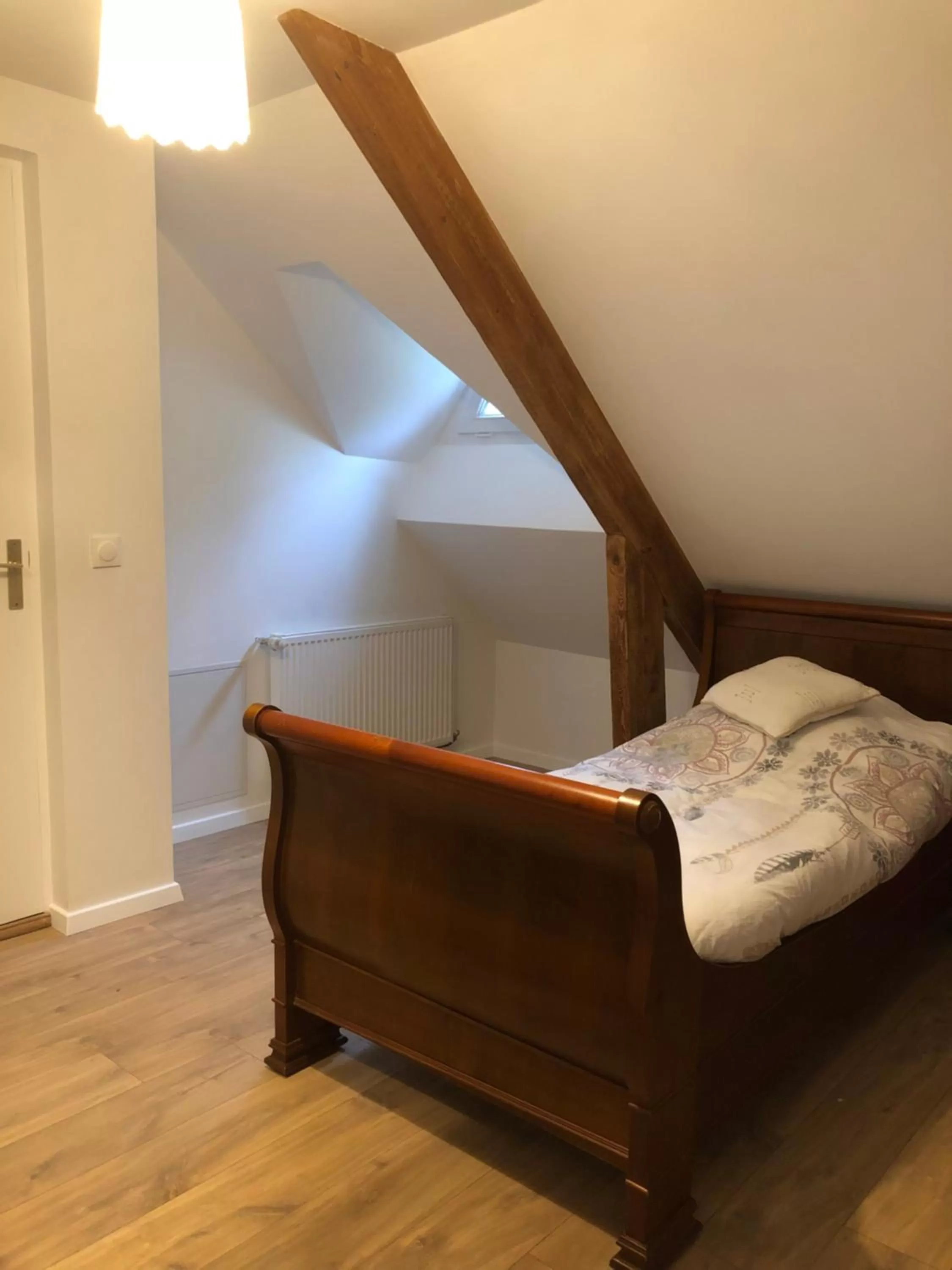 Bed in Chambre ambiance campagne chic