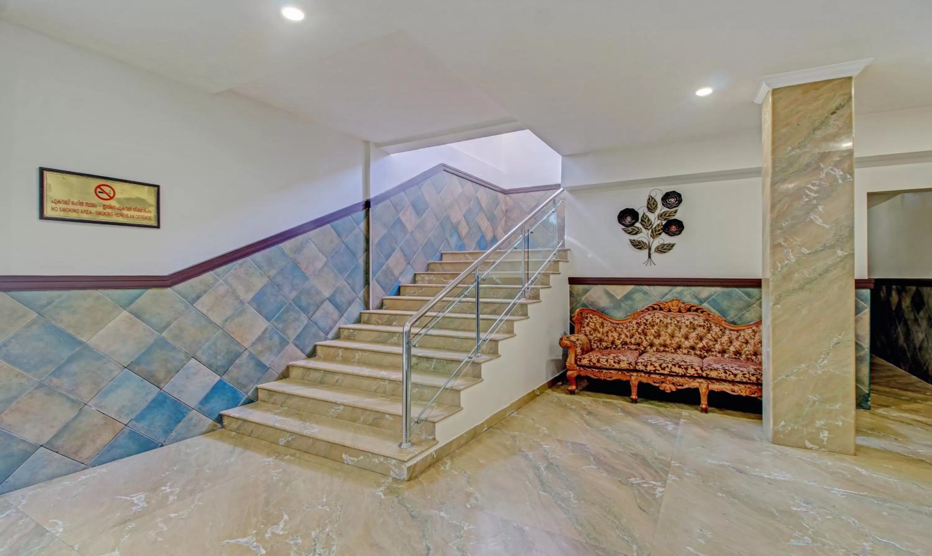 Lobby or reception, Bed in Treebo Prince