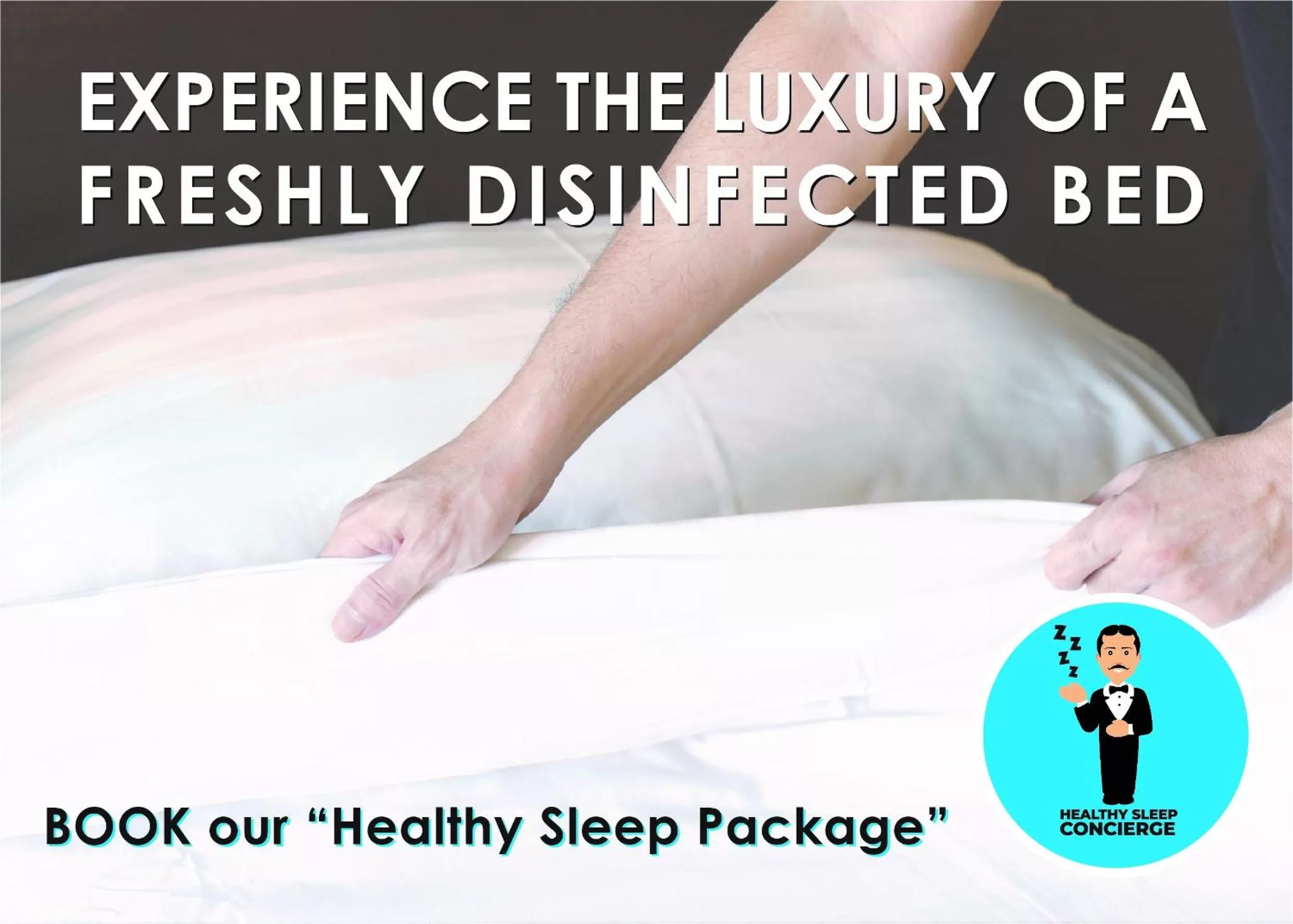 Bed in Evolution Apartments