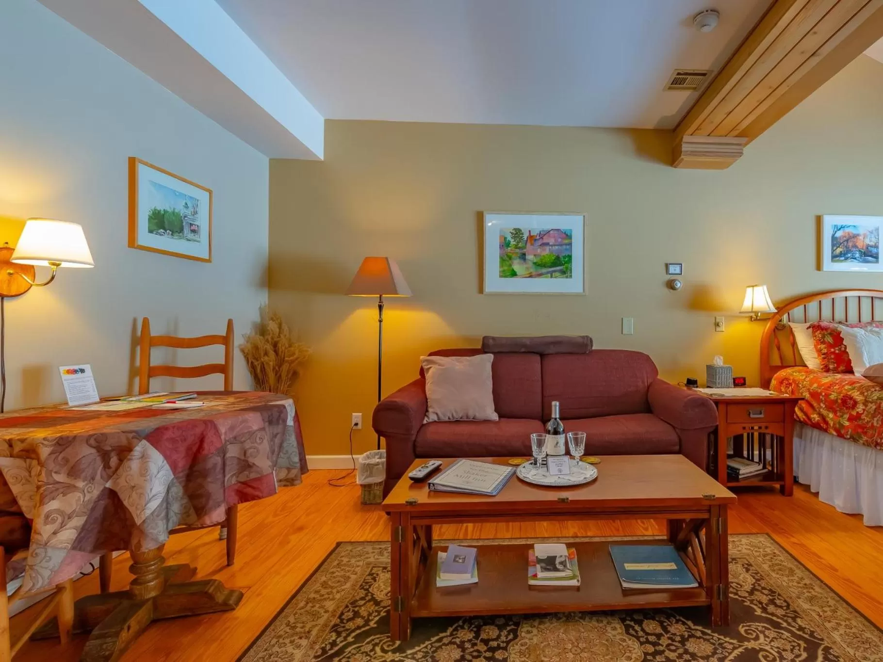 Bedroom in Shaker Mill Inn