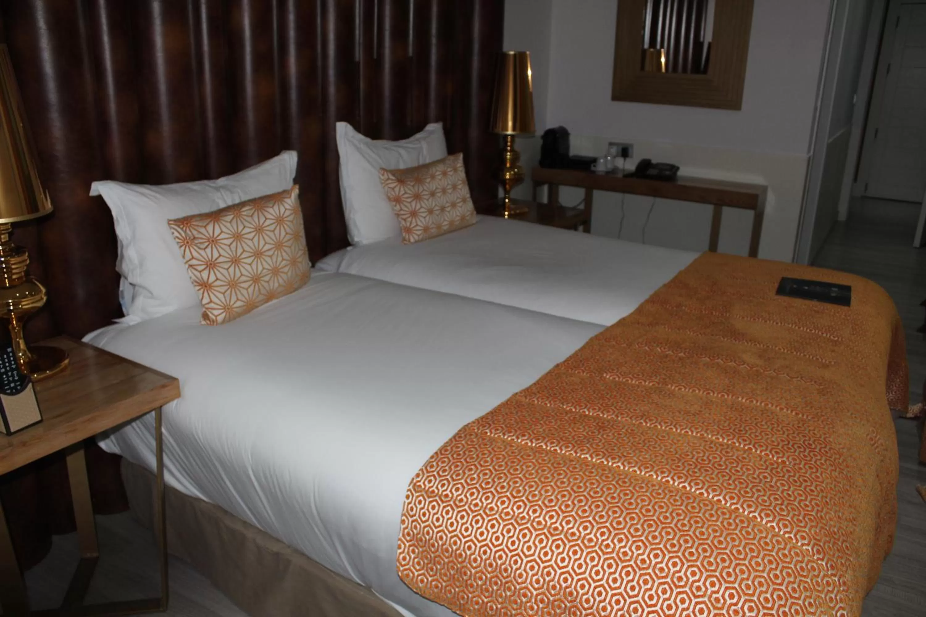 Bed in Hotel Art Santander