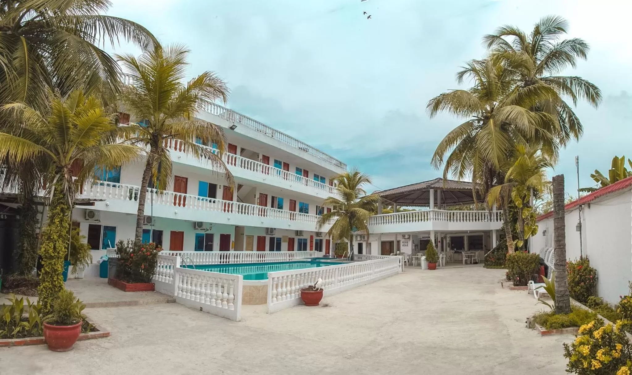 Patio in Hotel Boquilla Suites By GEH Suites