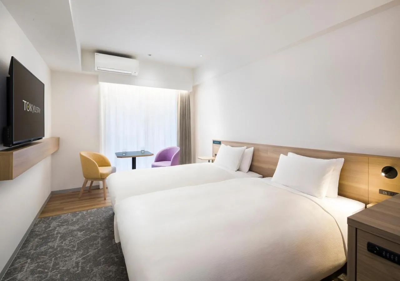 Photo of the whole room, Bed in Tokyu Stay Shibuya Shin-Minamiguchi