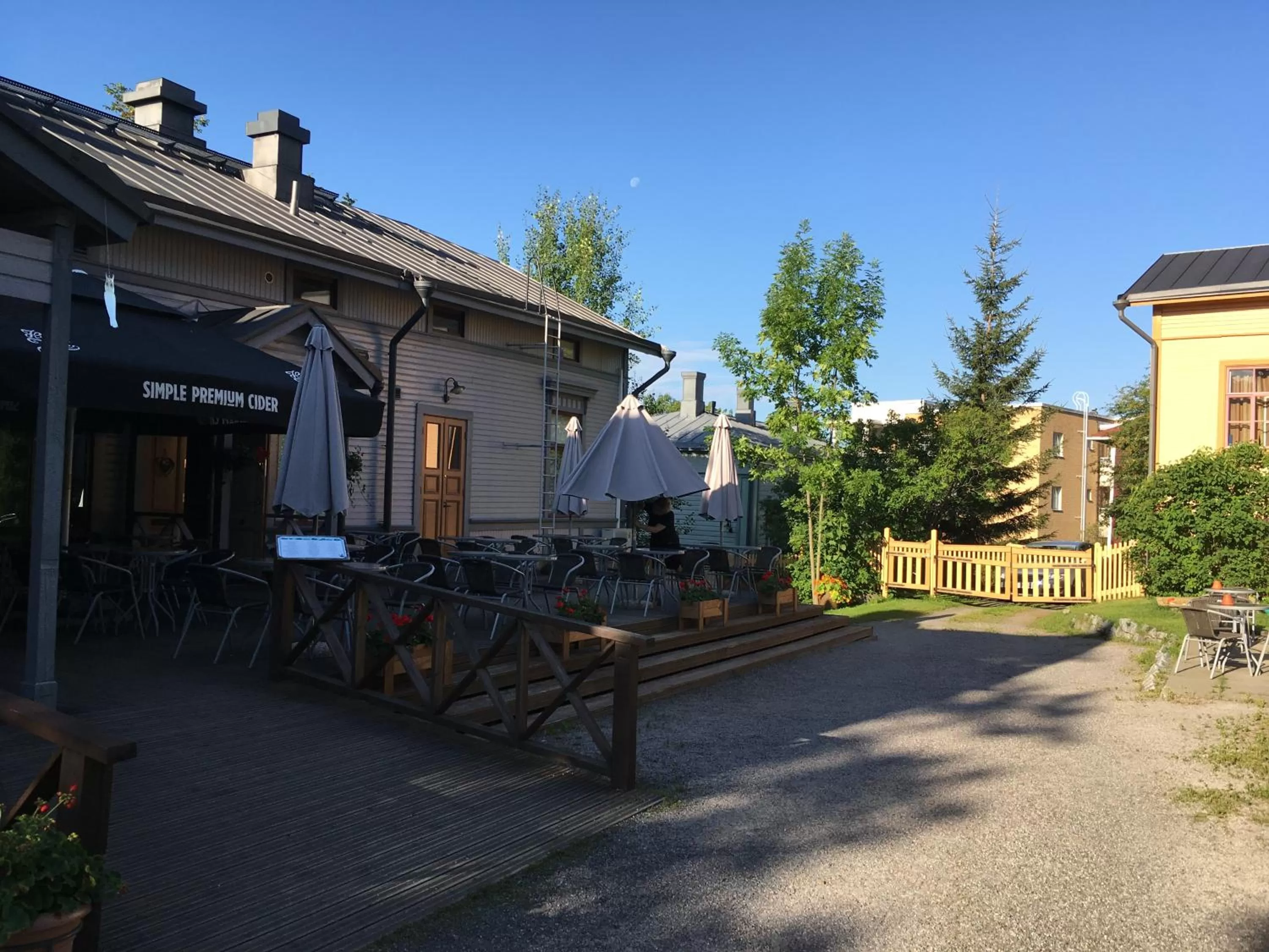 Balcony/Terrace in Cafe-Restaurant & Hotel Saima