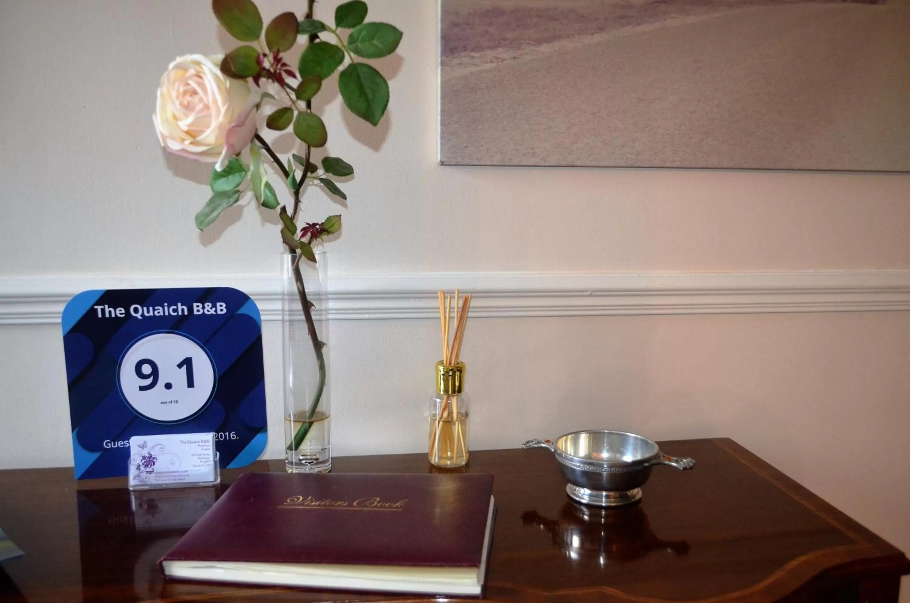 Certificate/Award in The Quaich B&B