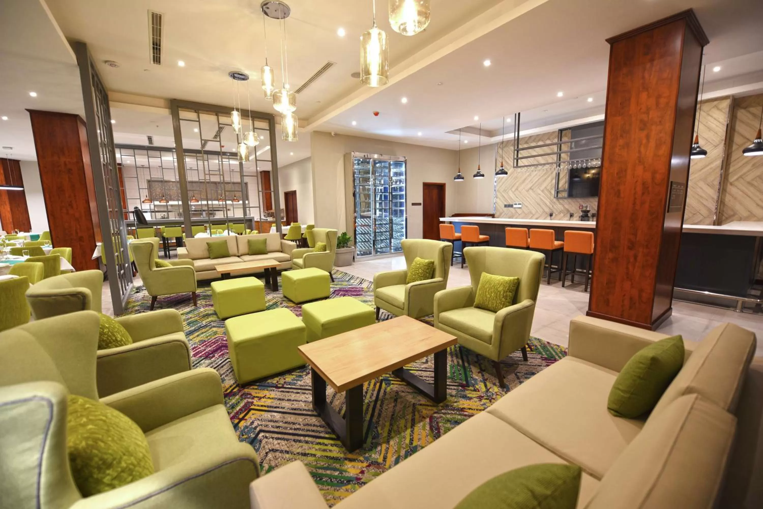 Lounge or bar in Hilton Garden Inn Kampala