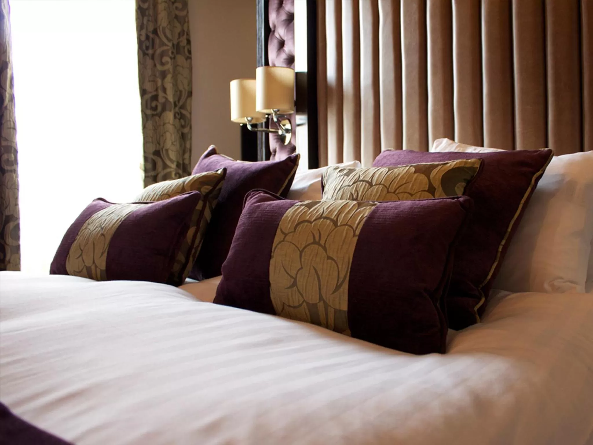 Decorative detail, Bed in The Torrance Hotel